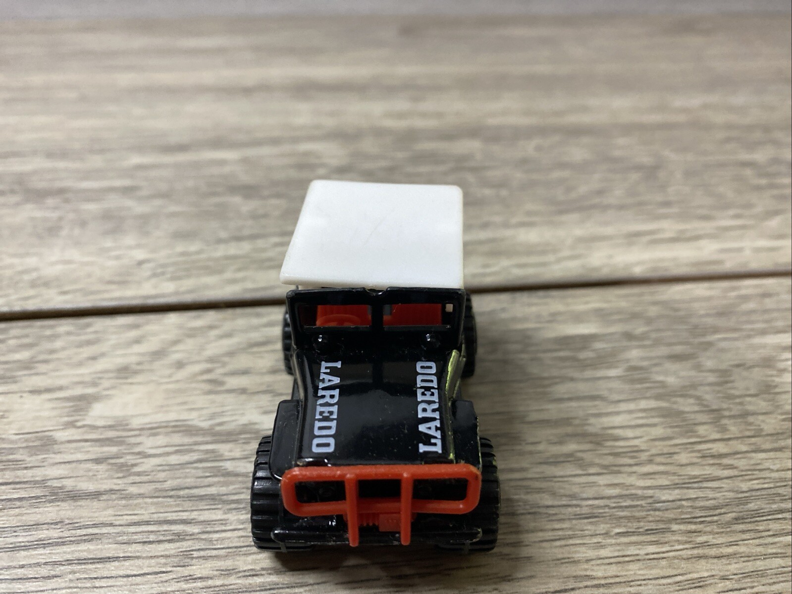 1981 Matchbox Black With Removable White Top 4X4 JEEP LAREDO