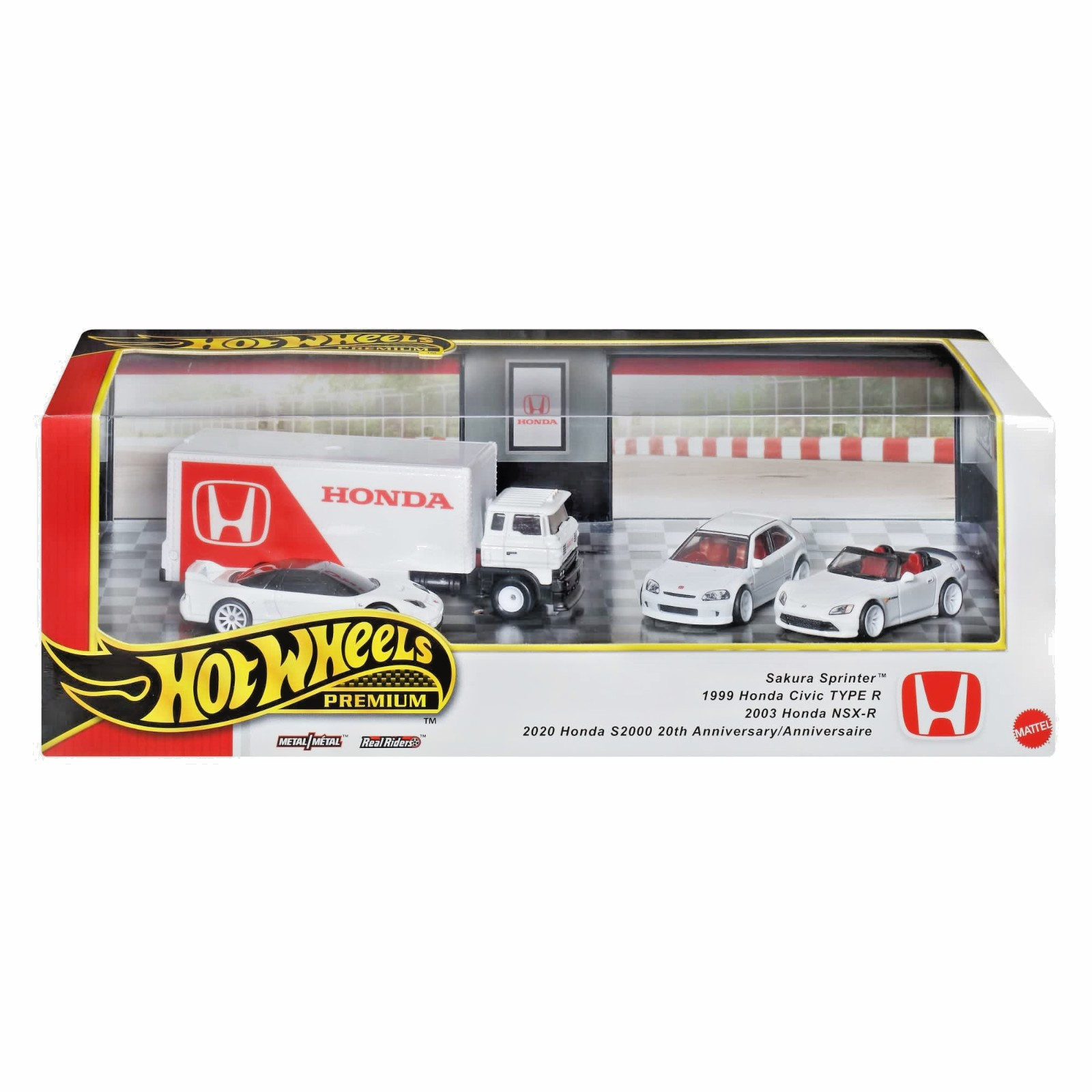 Hot Wheels 2025 Premium Diorama Honda Set Civic Type-R, NSX-R, S2000