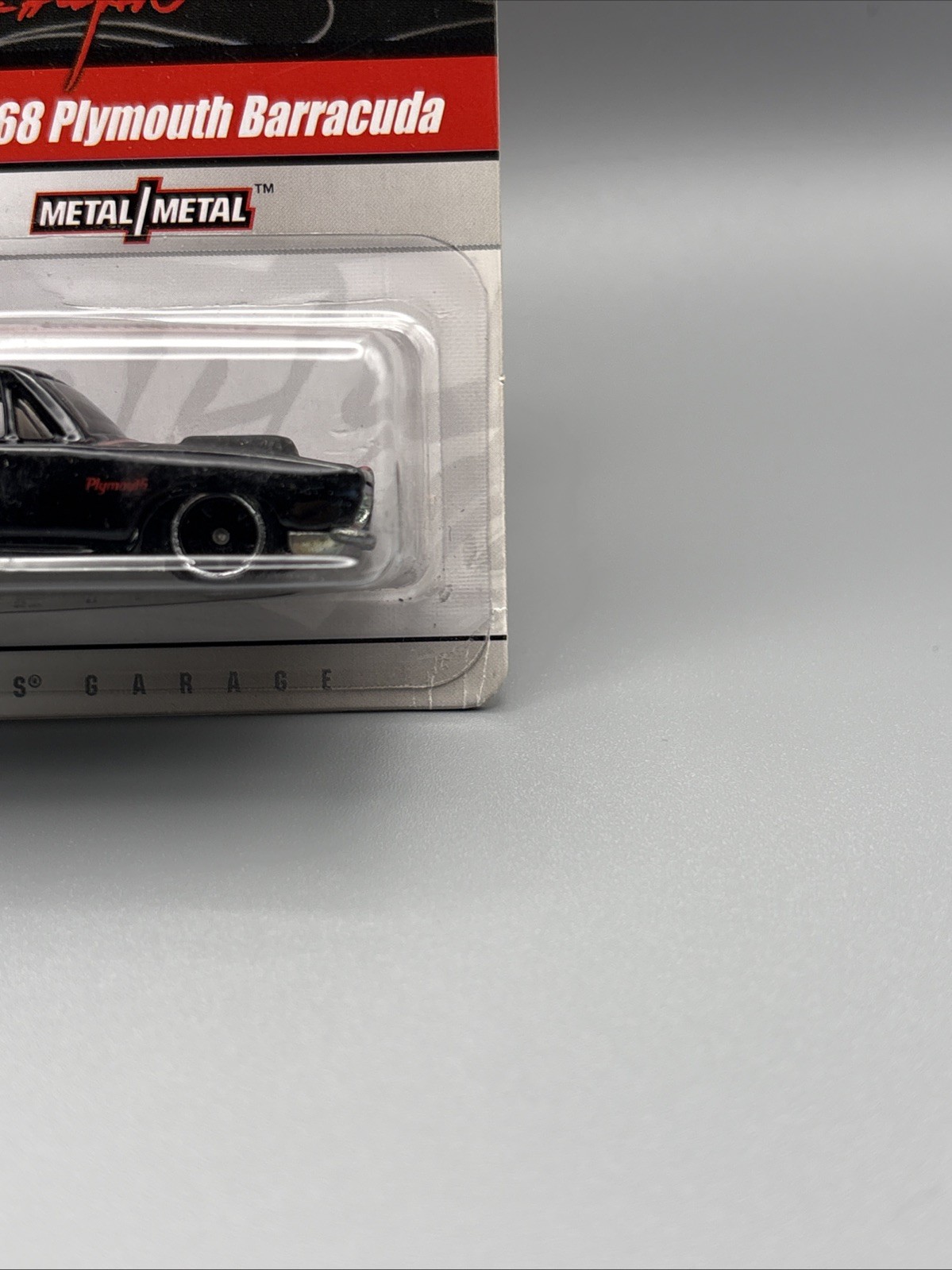 Hot Wheels Phil’s Garage ‘68 Plymouth Barracuda Black 22/39 – 1:64 Diecast Car