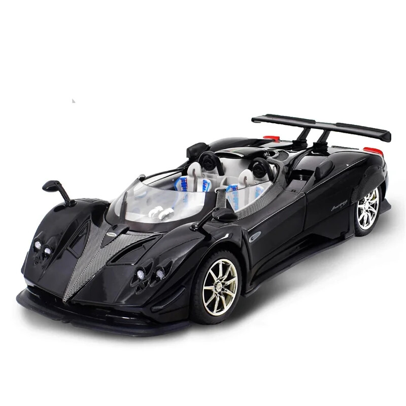 1:24 Pagani Zonda HP Barchetta Alloy Car Model Diecast Toy Vehicle Sound Light