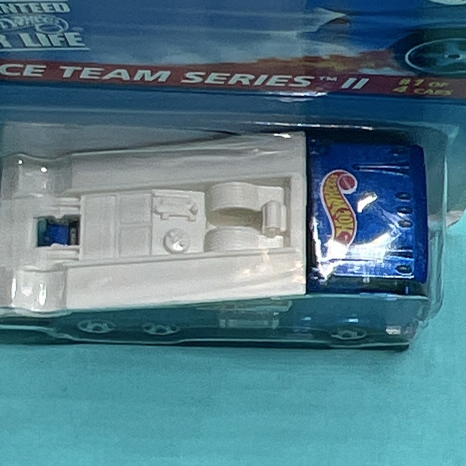 Hot Wheels Race Team Series II Ramp Truck 1:64 Diecast 1996 Blue/White Unopened