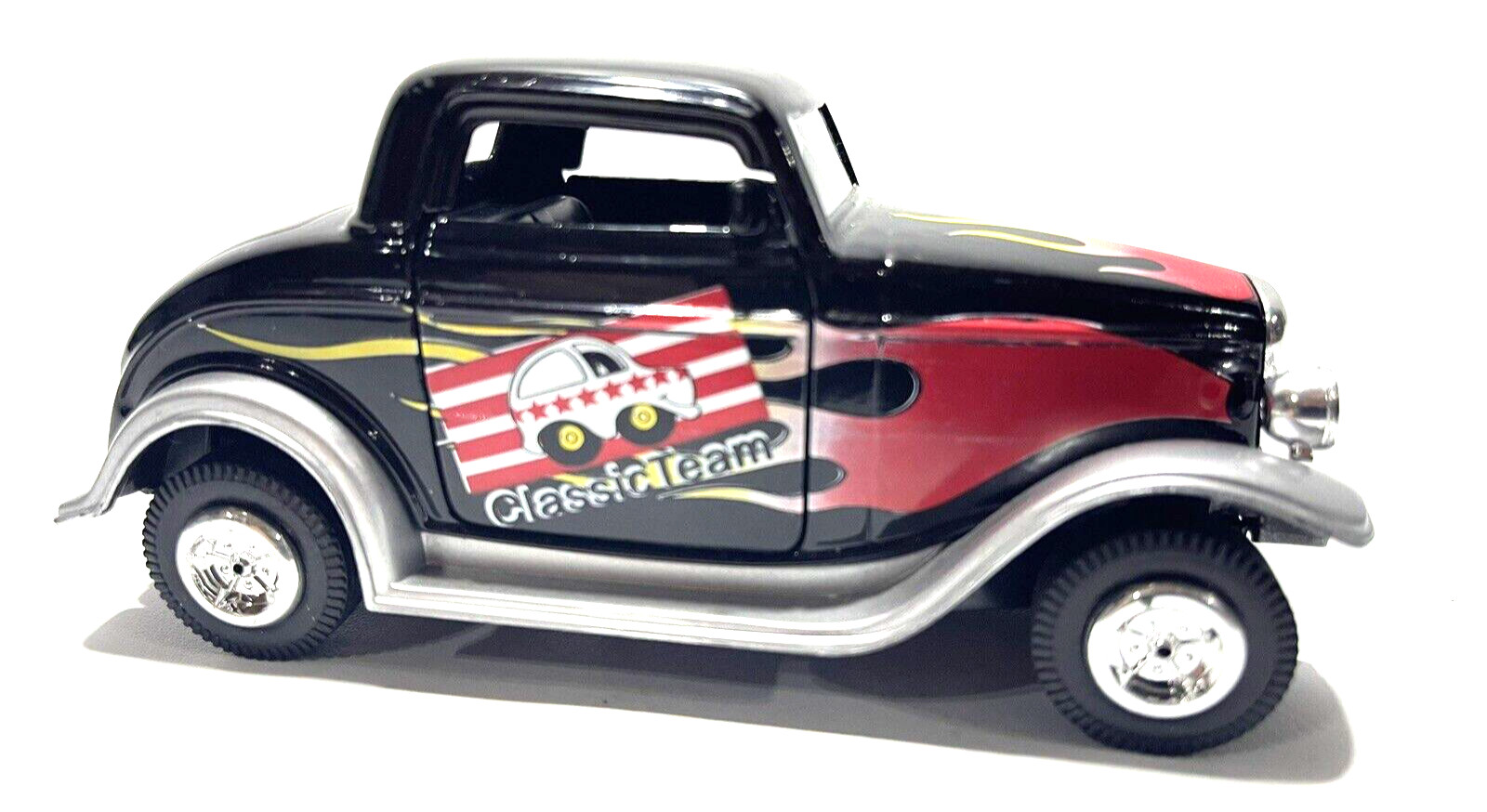 Hot Rod Mini Car 5″ Pull Back Spring Classic Team