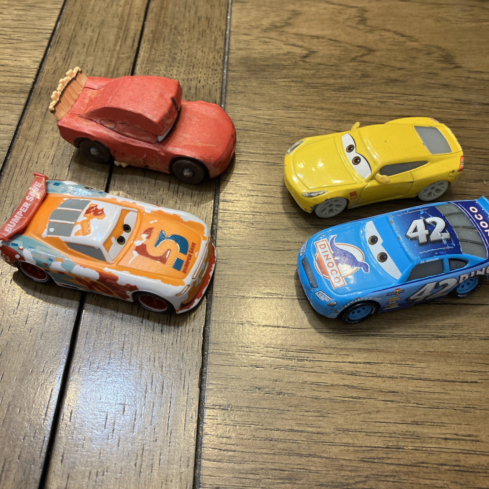 Lot of 24 – Disney Pixar Mattel Cars Diecast Pullback Plastic Various Characters