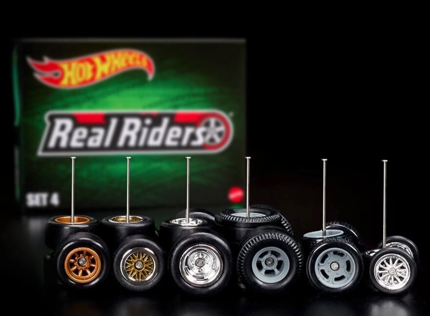 LOT OF 4 2022 HOT WHEELS RLC REAL RIDERS WHEEL PACK SETS – 1, 2, 3, 4