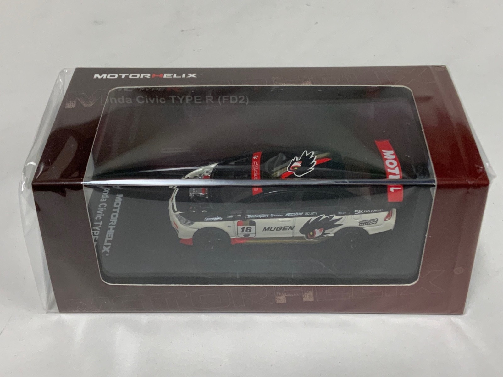 1/64 Motorhelix Honda Civic Type R ( FD2 ) with Engine Mugen Livery MIX2