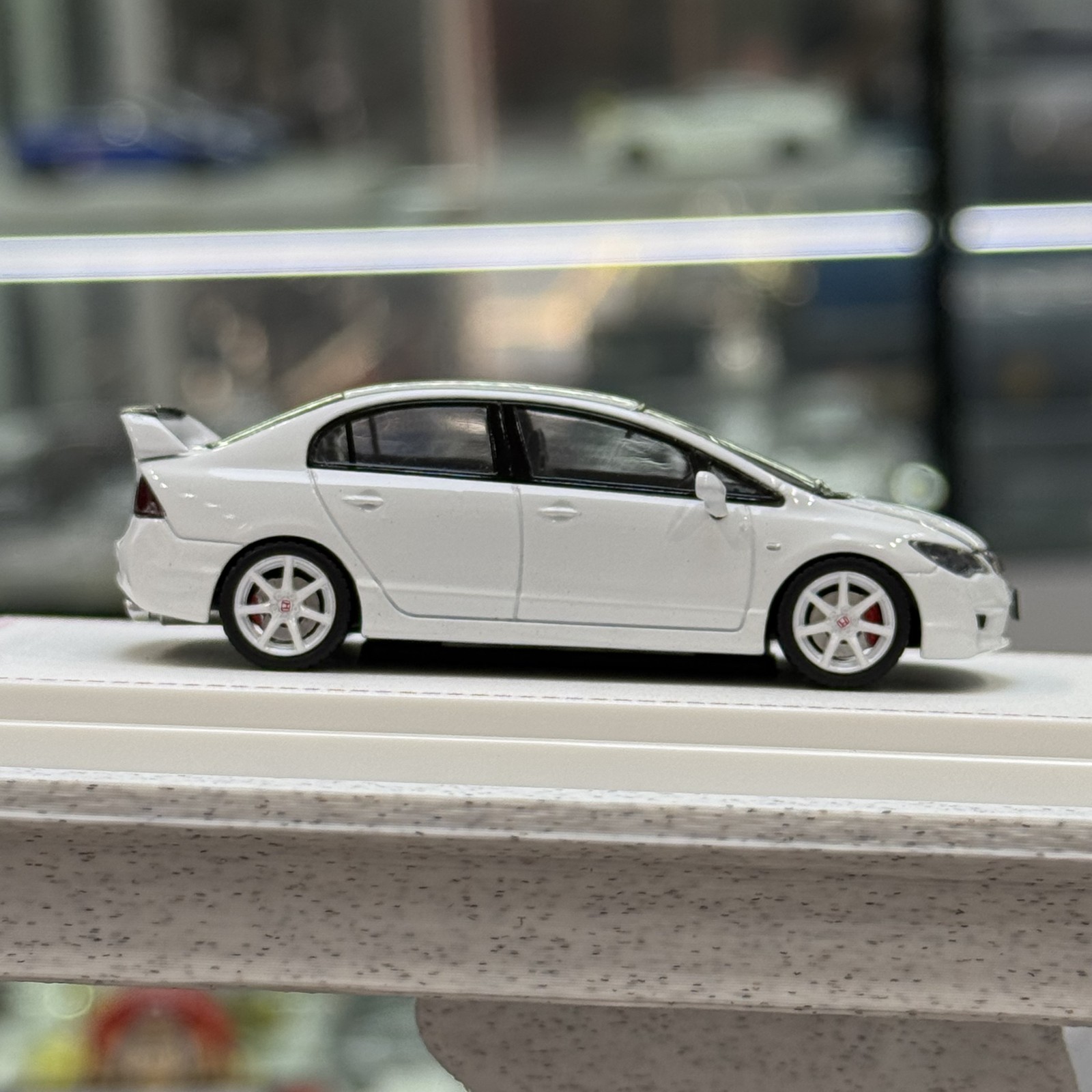 1:64 Civic Type R FD2 Openable Engine Hood Alloy Die-Cast Model