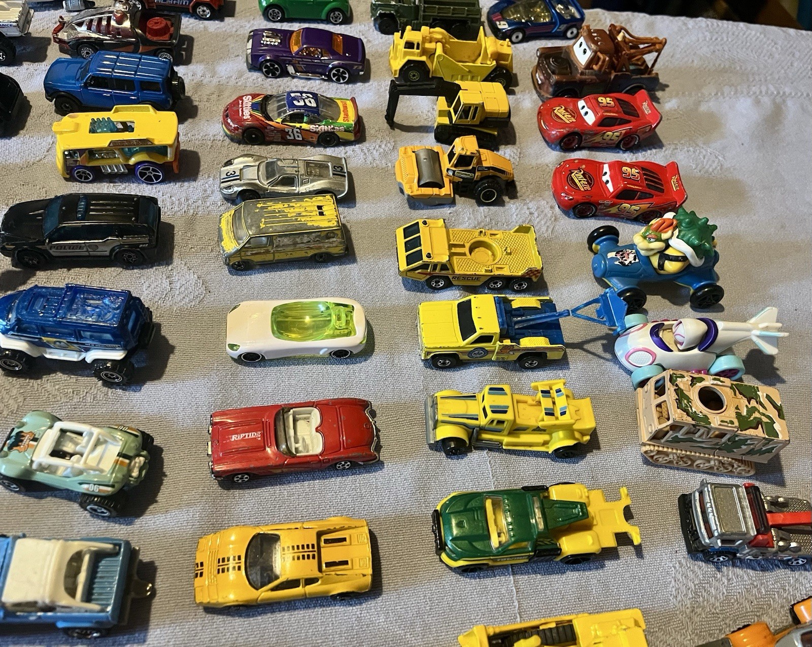 Lot Of 60 Odd fantasy Trucks Cars Pixar Diecast HW Matchbox Various Others