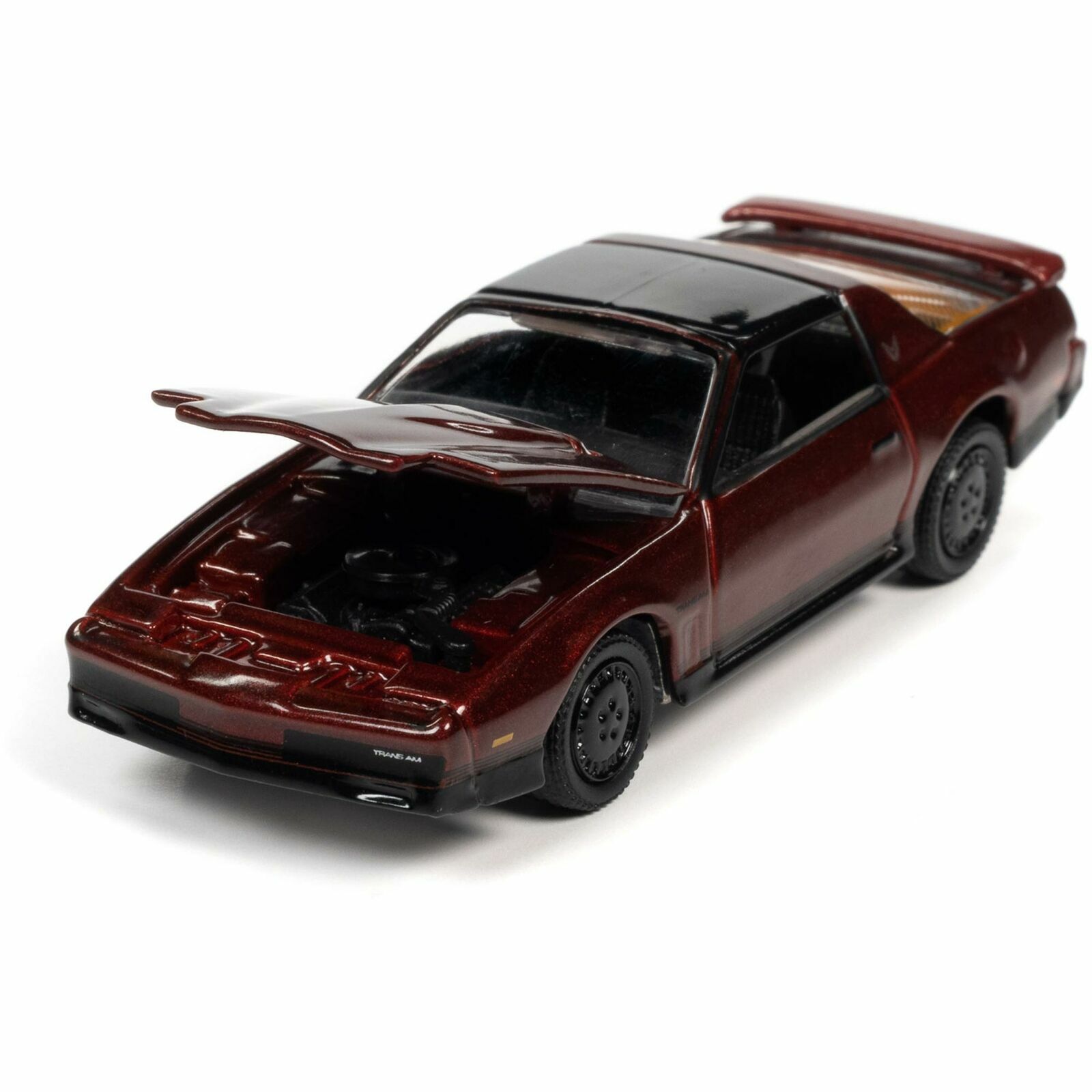 JOHNNY LIGHTNING 1:64 1984 PONTIAC TRANS AM MAPLE BURGUNDY MODEL JLSP148B-4D