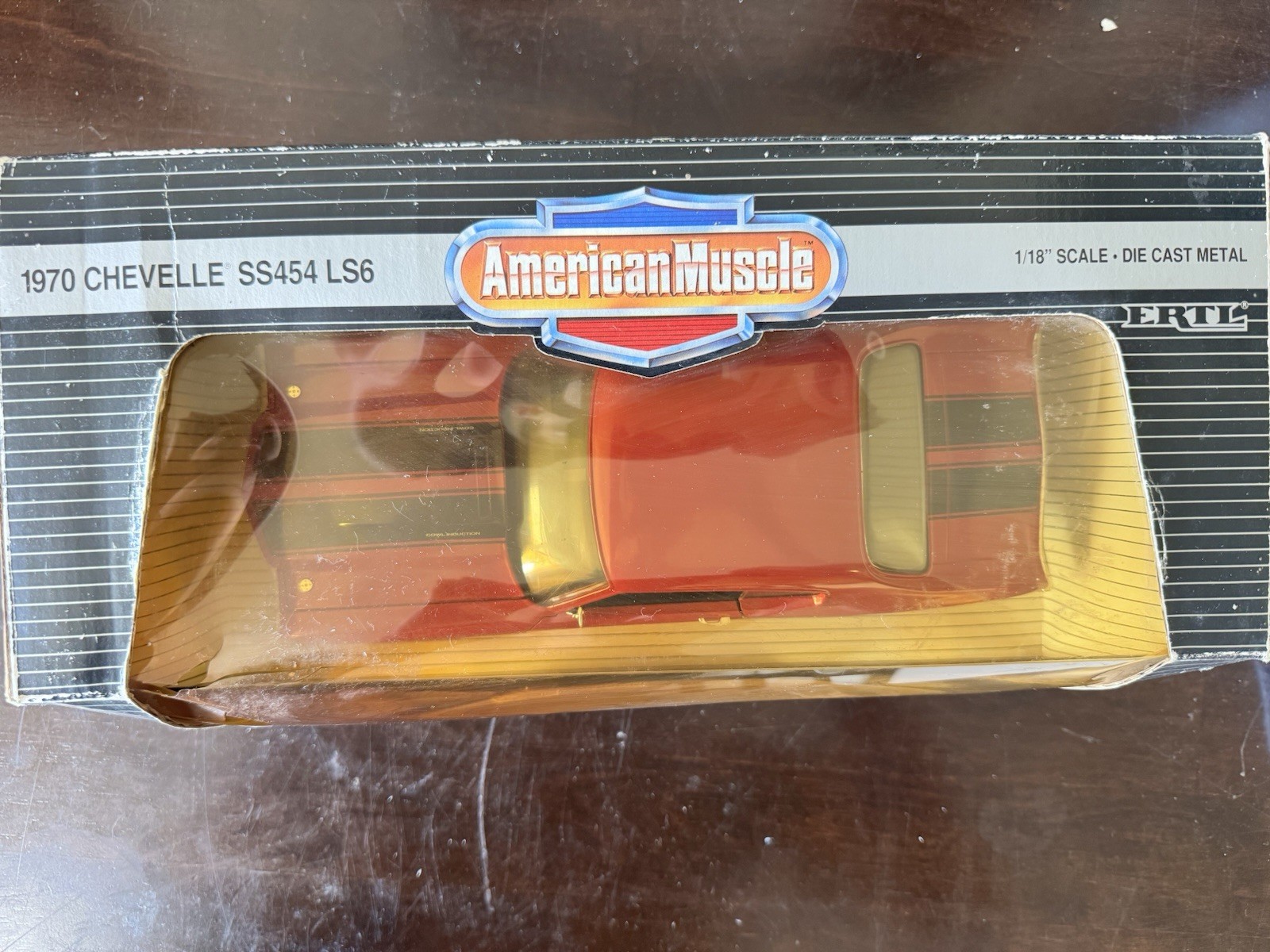 1970 Chevelle SS454 LS6 Red American Muscle Ertl 1:18 Scale Die Cast #7486 Car