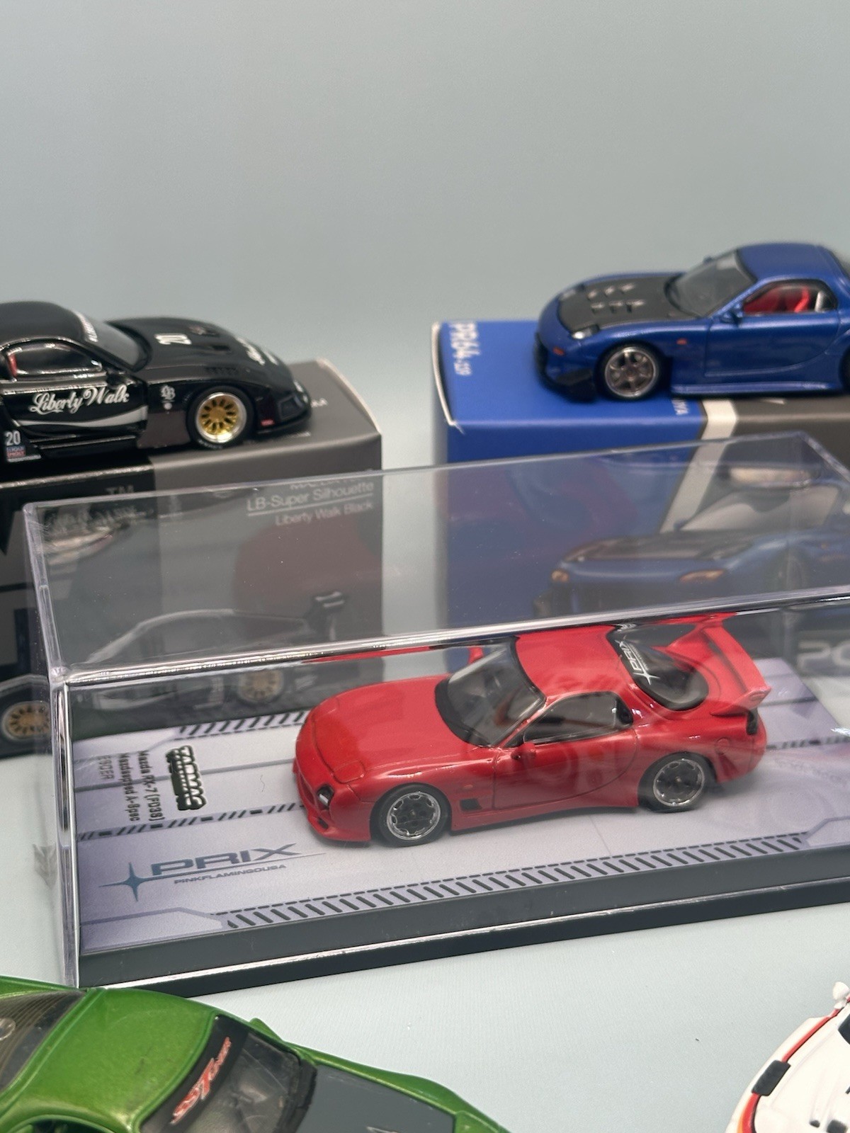 Tarmac Pop Race Mini Gt Re Amemiya Mazda FD 3s RX7 Lot Of 5 1/64 Diecast Model