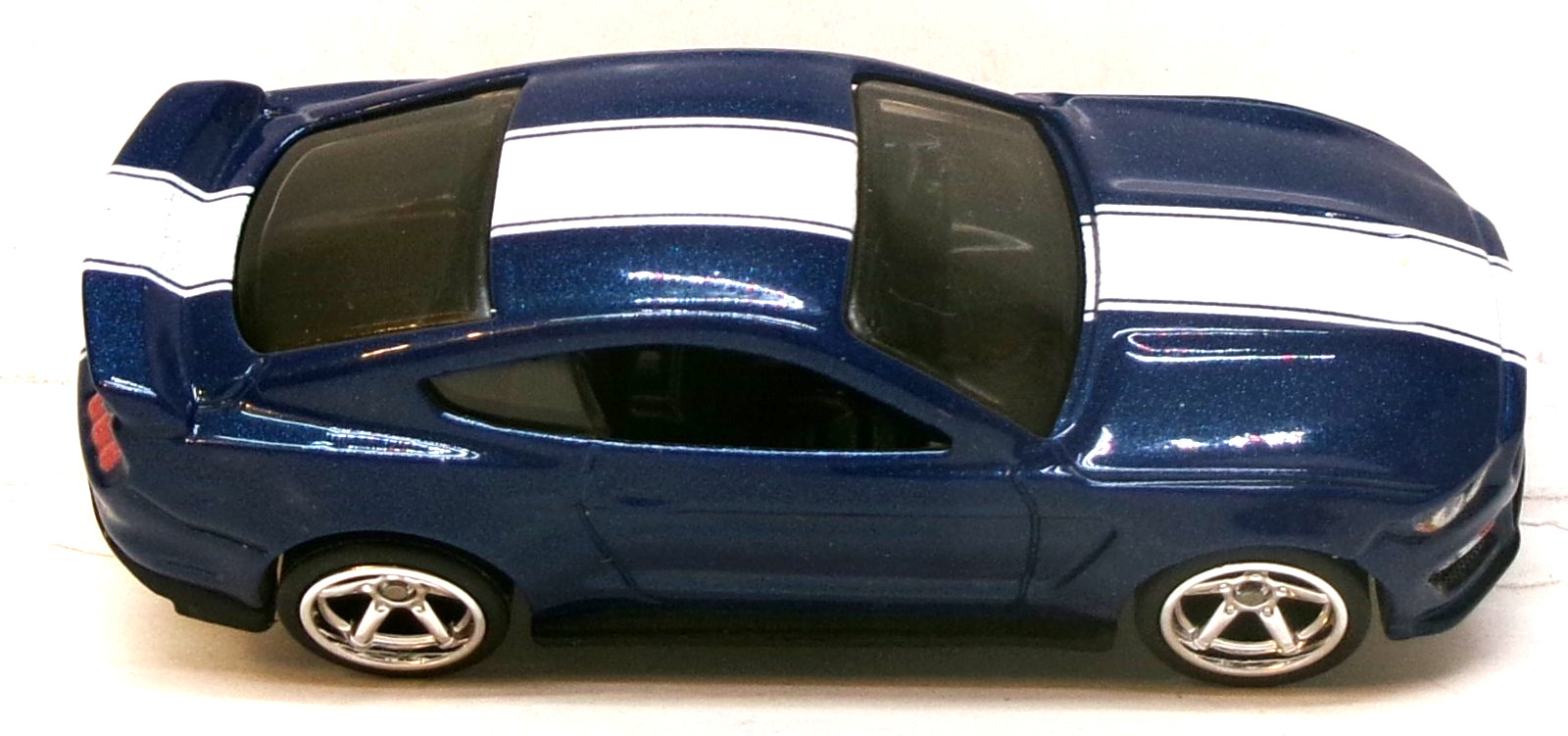 LOOSE 2023 HOT WHEELS PREMIUM DARK BLUE SHELBY GT350R WHEEL SWAP REAL RIDERS