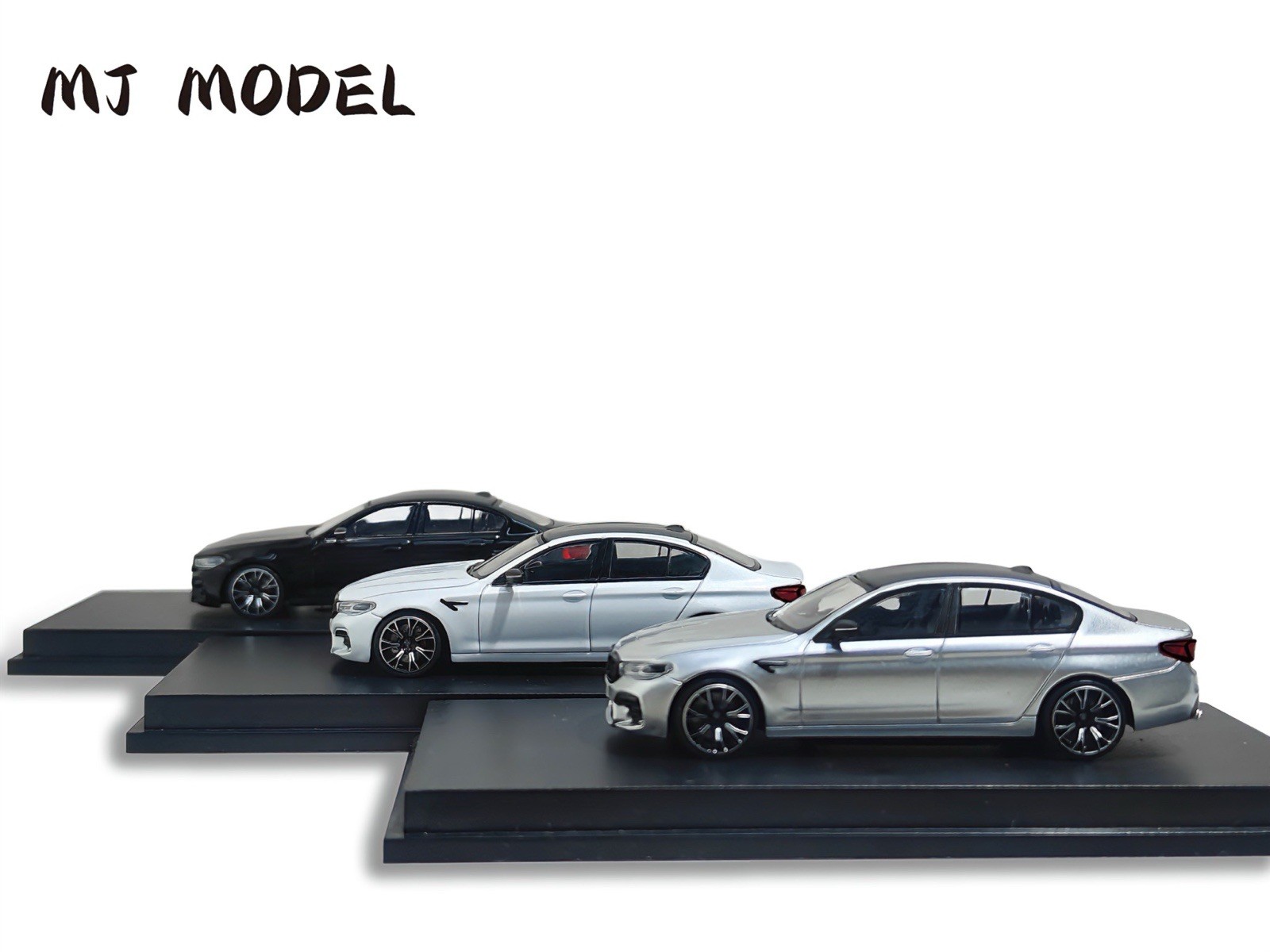 MJ 1/64 M5 F90 Alloy Car Model – Perfect Desk Display Collectible Gift Silver
