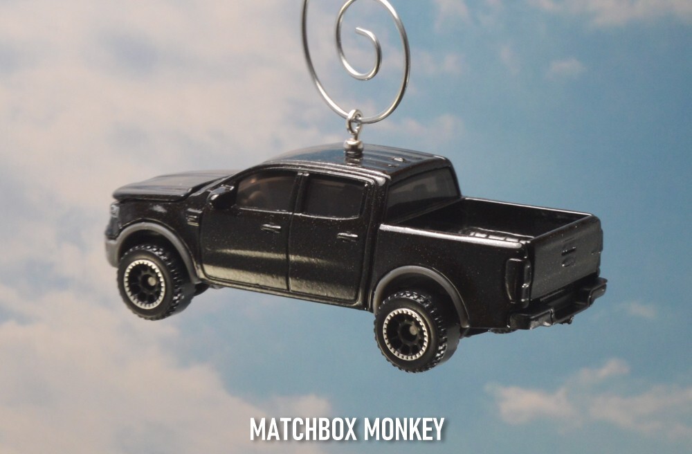 2019 Ford Ranger Pickup Truck Custom Christmas Tree Ornament 4X4 Adorno Black
