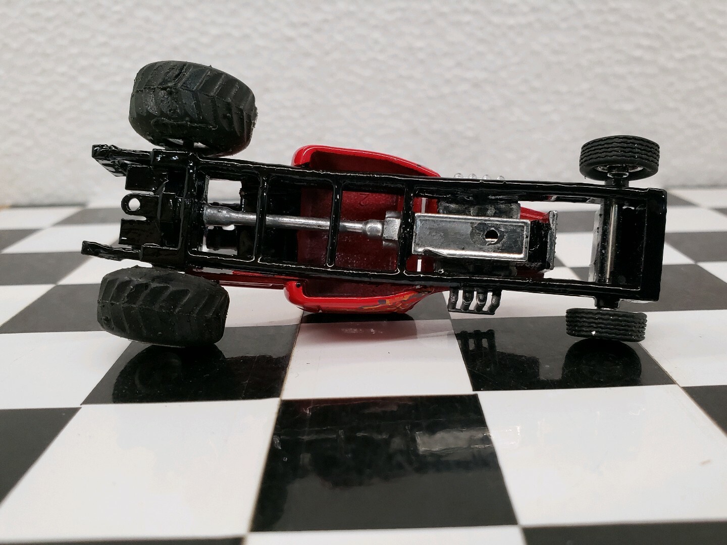 CUSTOM BUILT 1:64 GreenLight 2wd HOT ROD PULLING TRUCK ertl puller dcp specast