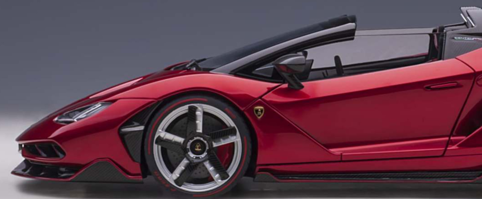 Lamborghini 1:18 Race Car 12 Classic Custom Concept Promo 24 Carousel Red