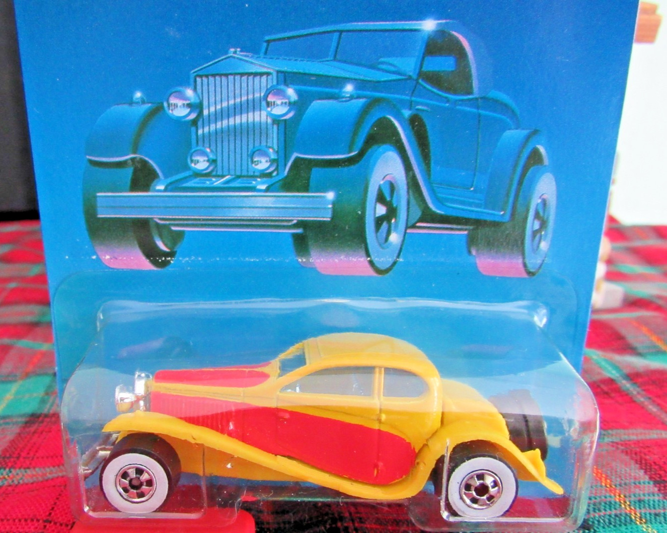 1988 Hot Wheels ’37 Bugatti on Classic card with white walls. Item # 2526.