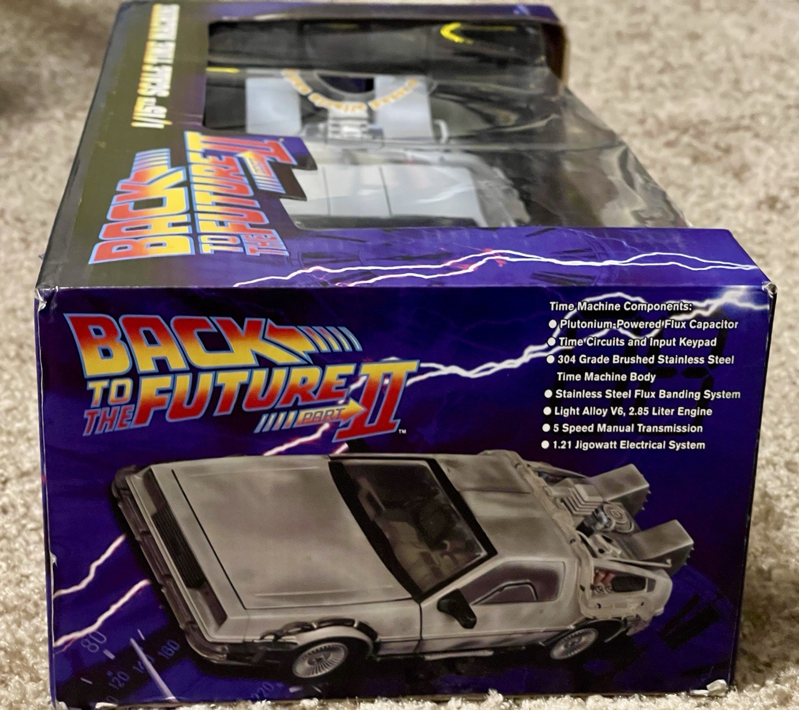 Back to the Future II DeLorean Frosty 1/15 Diamond Select Movie Dialogue Sealed