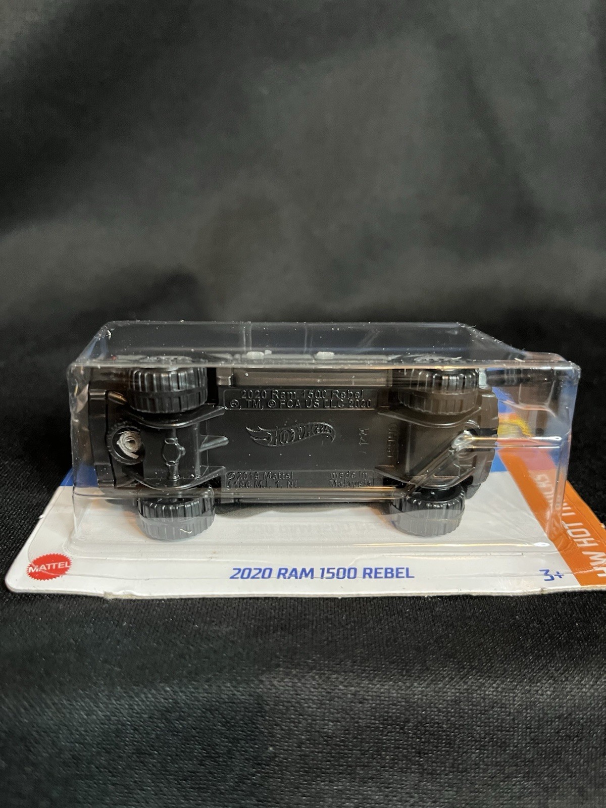 Hot Wheels 2020 Ram 1500 Rebel 1:64 Silver Black Short Card Hot Trucks