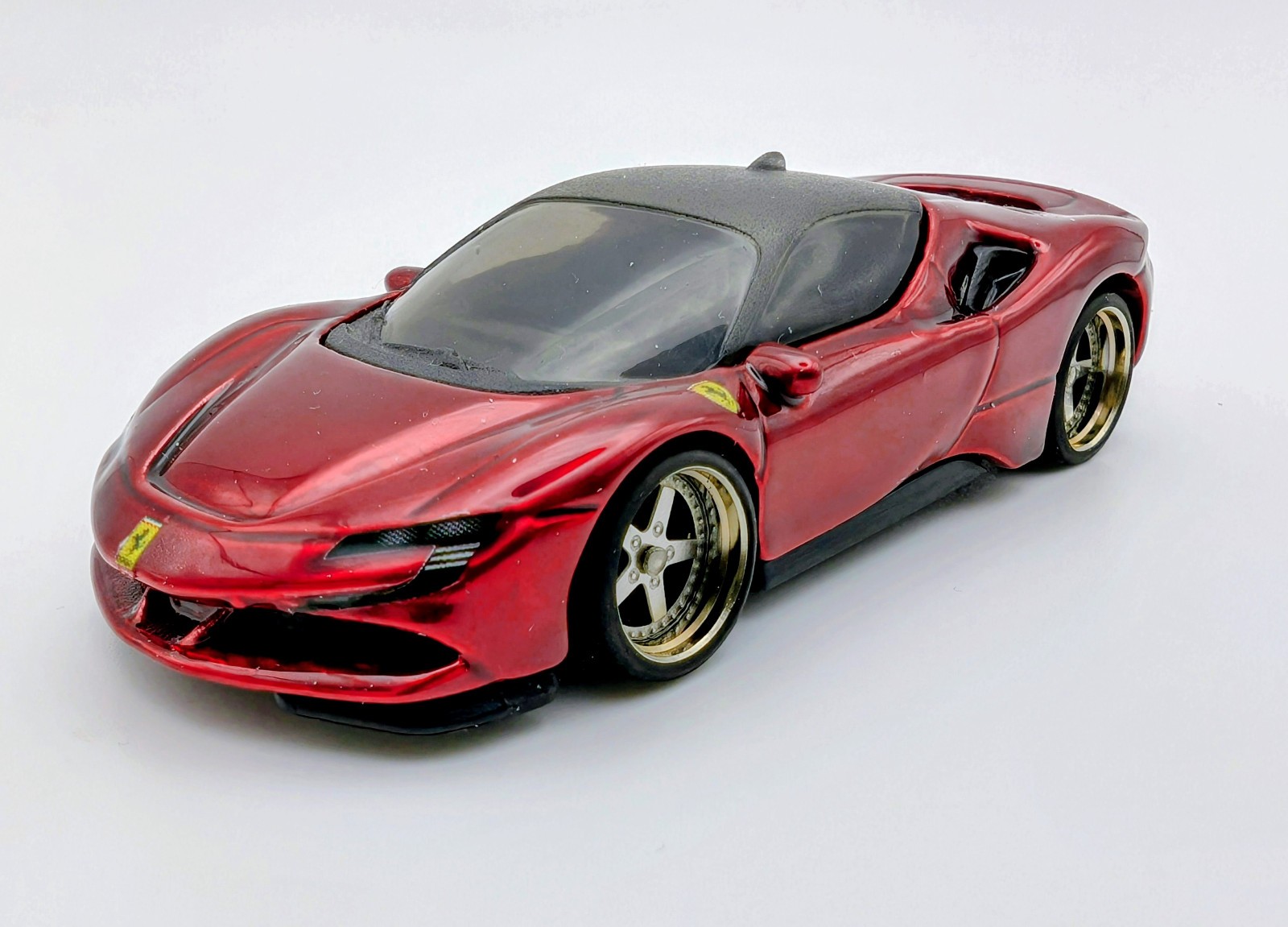 Hot Wheels CUSTOM Ferrari SF90 Stradale STH Spectraflame RLC