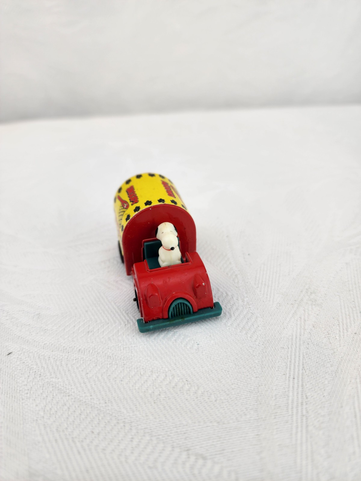 VTG Aviva Peanuts Snoopy Cat Catcher Die Cast Truck. Snoopy Corp. 1958-1966