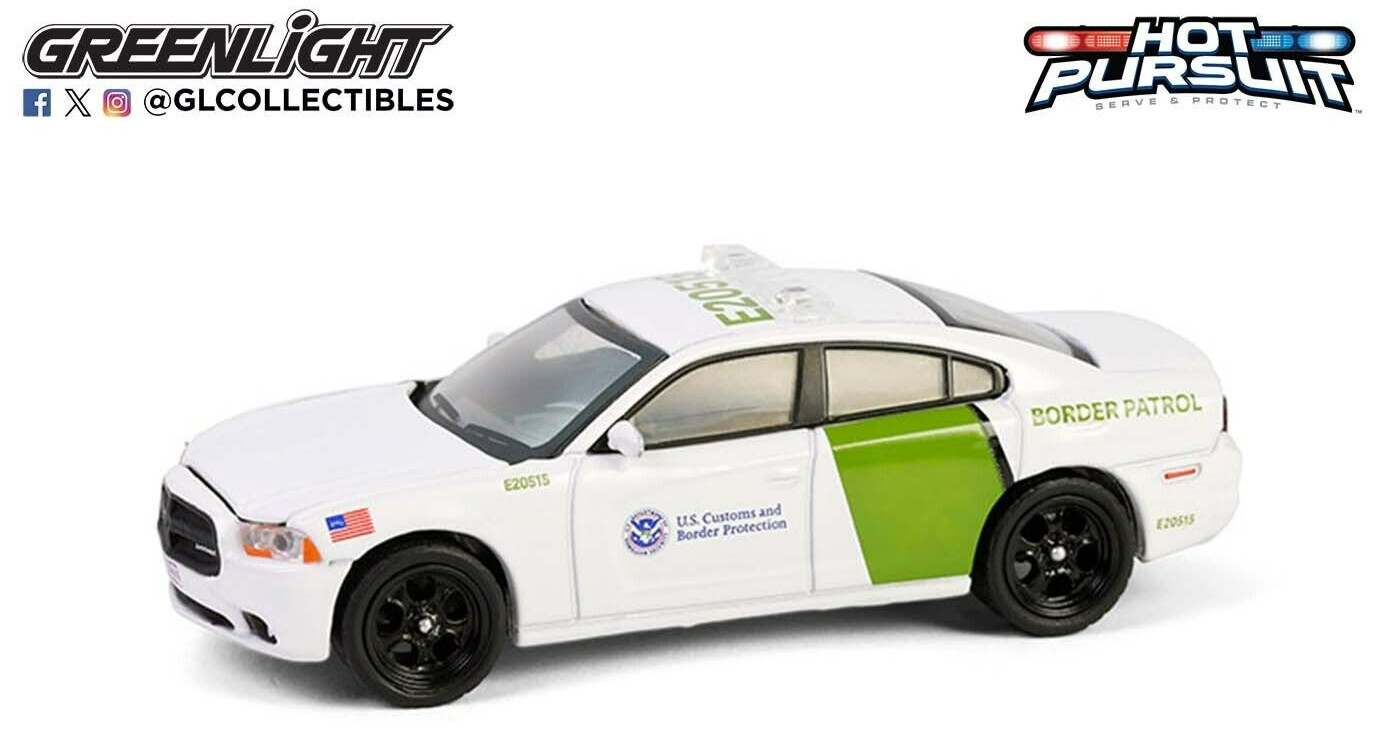 GREENLIGHT 1:64 HOT PURSUIT SPECIAL EDITION US CUSTOMS & BORDER PATROL 6PC 43035