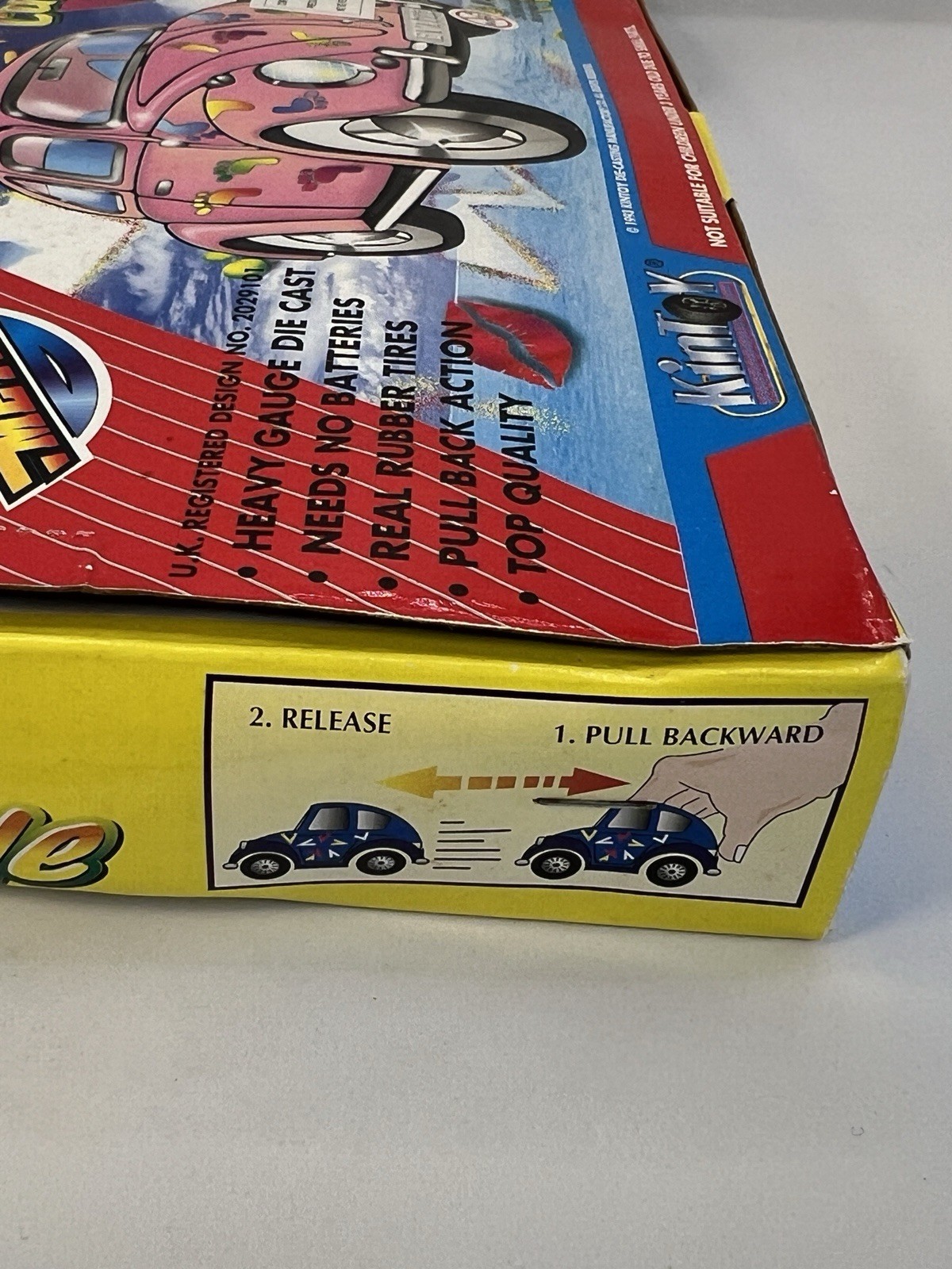 Kintoy Cute Beetle Die Cast Pull Back Cars Set of 12 VW Beetle New In Box NOS