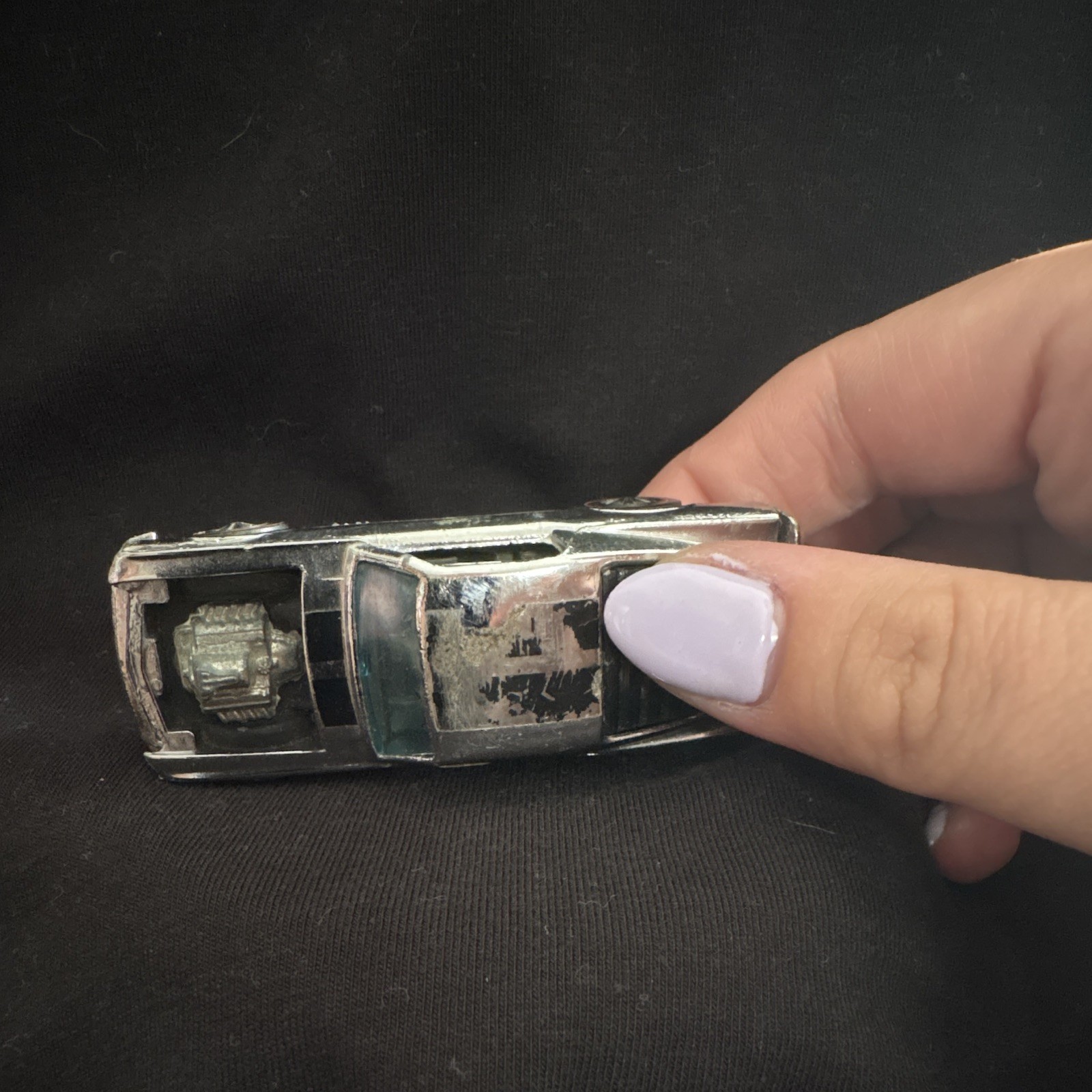 Hot Wheels Redlines 1967 Ford Mustang 1:64 Diecast Car Silver Redline Wheels