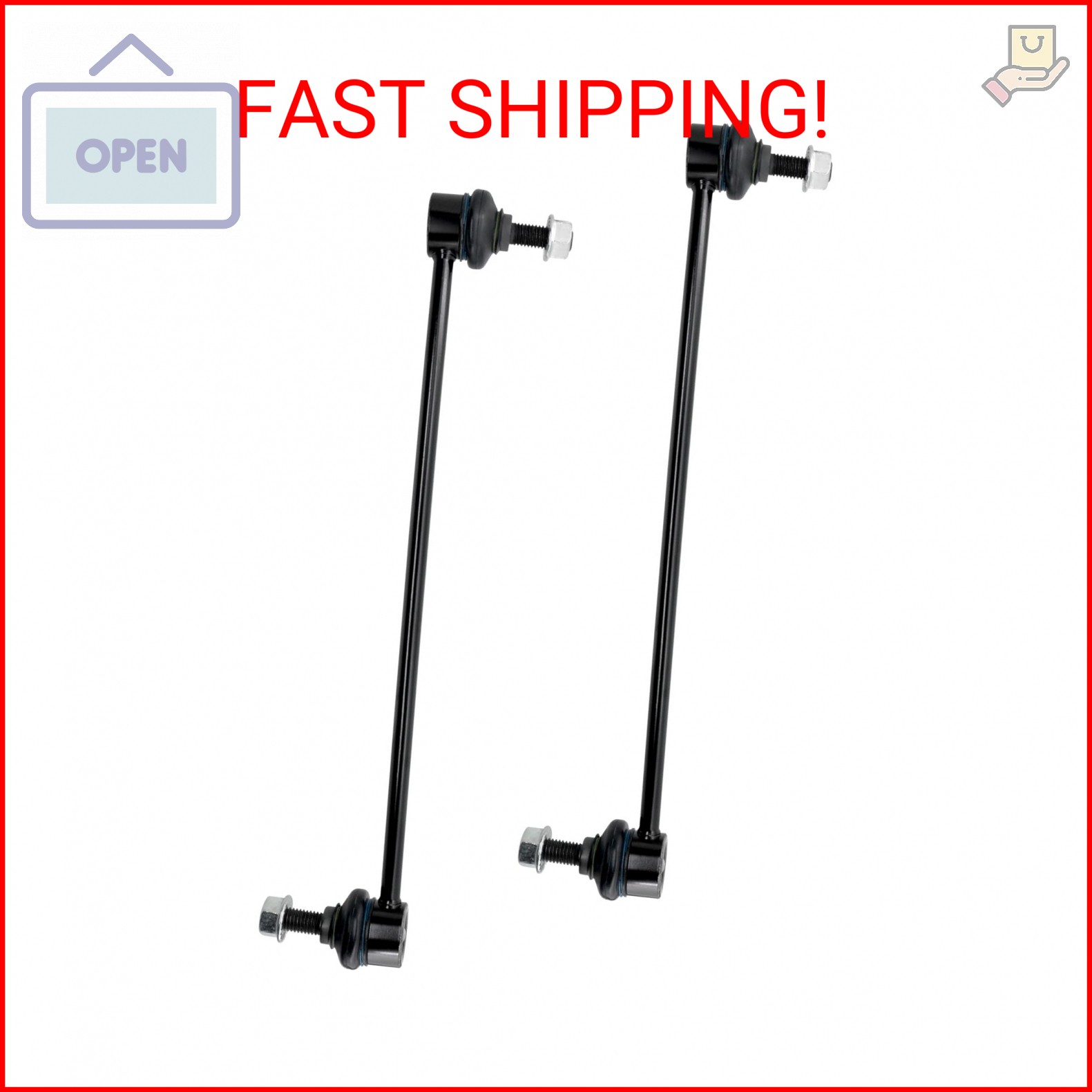 2 Pcs Front Stabilizer Sway Bar Links, Compatible with 2007-2016 GMC Acadia, 200