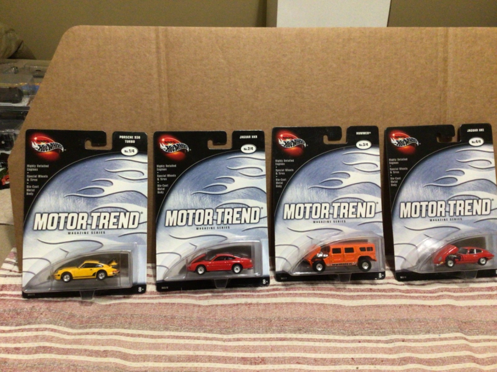 Hot Wheels 100% Motor Trend Series – Porsche 930 Turbo plus the other three cars