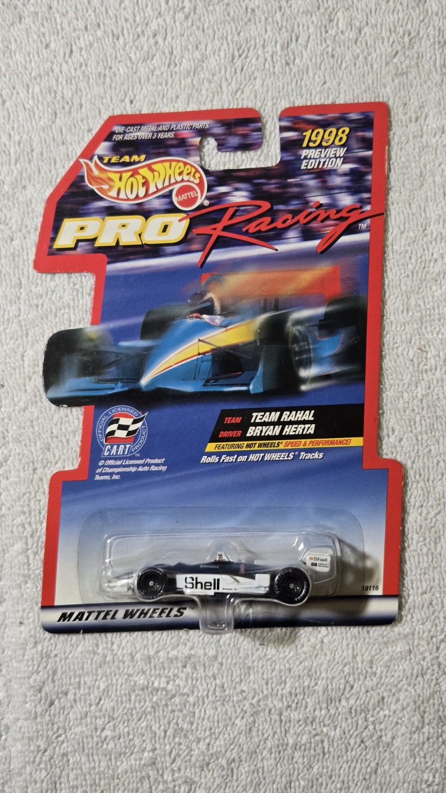 1998 HOT WHEELS PRO RACING PREVIEW FORMULA 1 TEAM RAHAL SHELL CAR