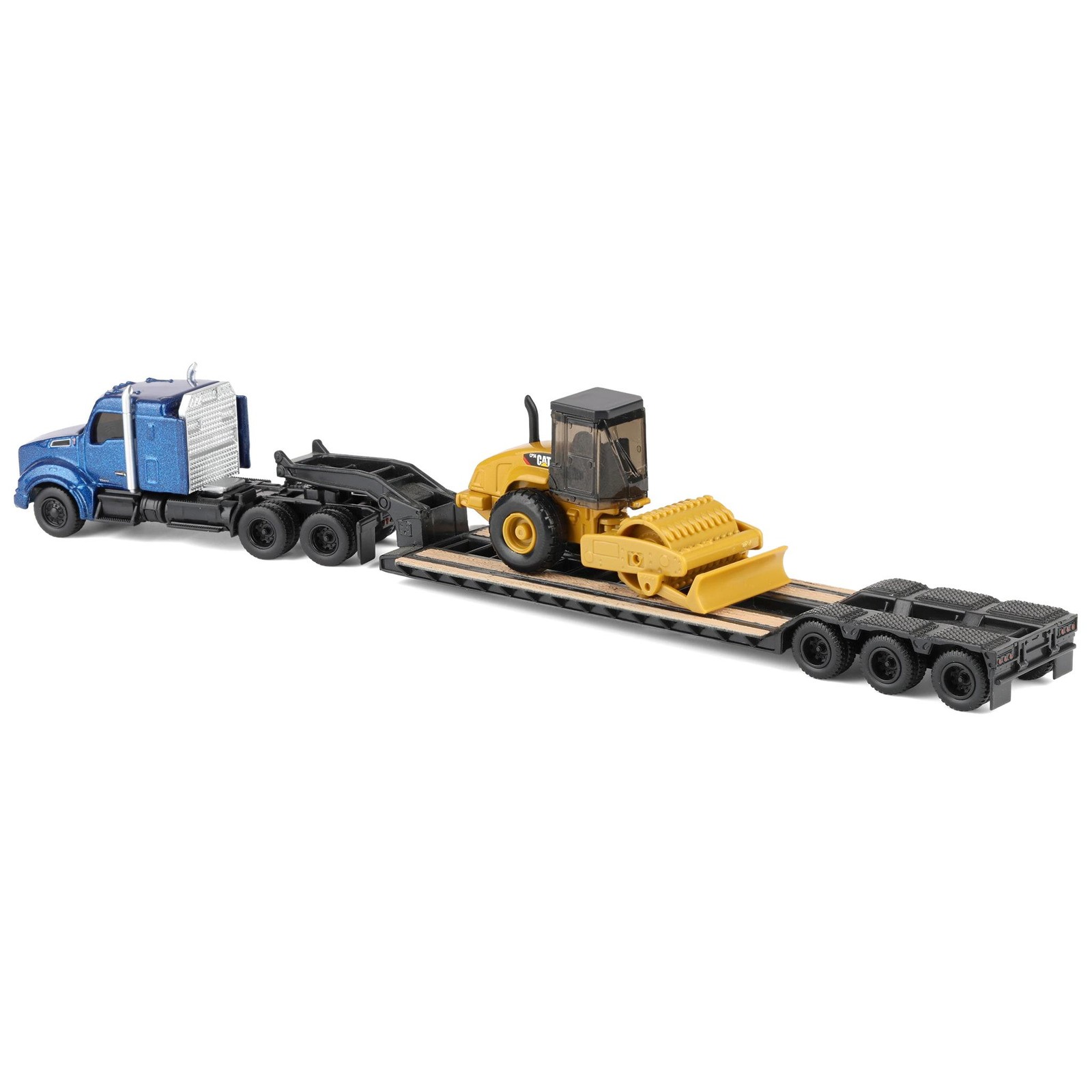 Diecast Masters 1/87 Kenworth T880 Semi Truck & CAT Padfoot Roller 84424