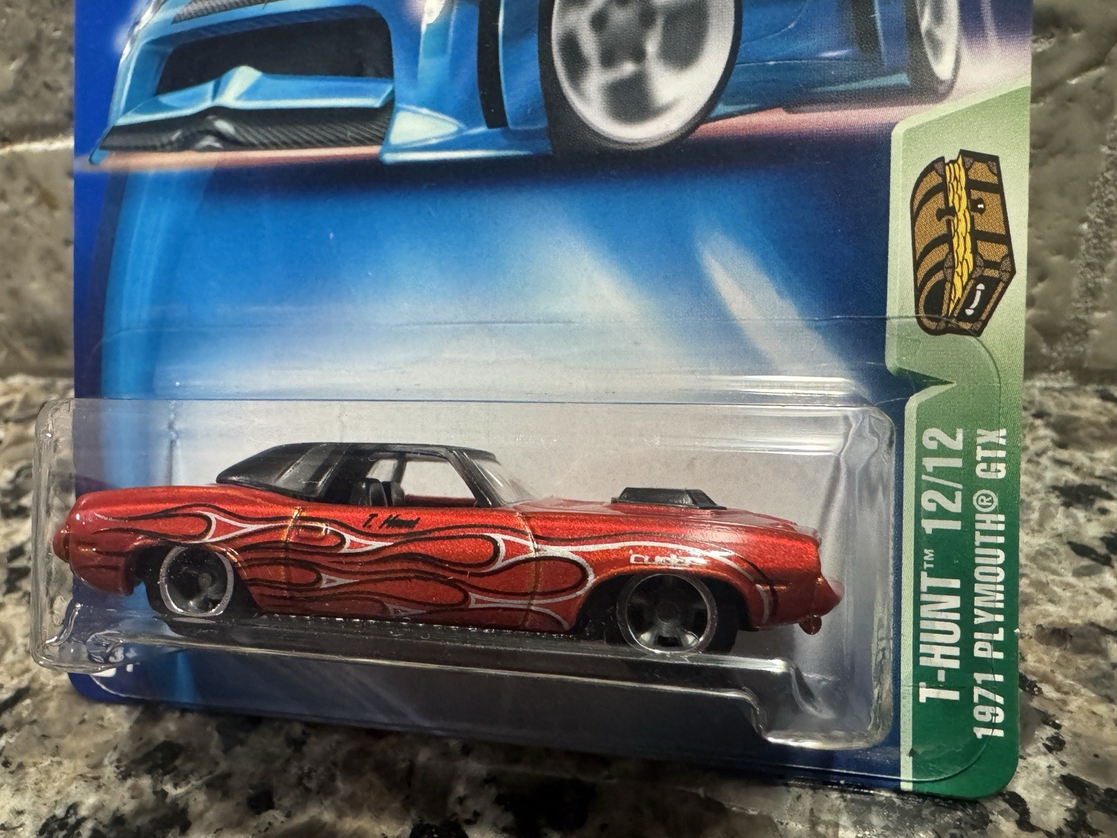 Hot Wheels Treasure Hunt T-Hunt 1971 Plymouth GTX 1:64 Diecast Red Unopened