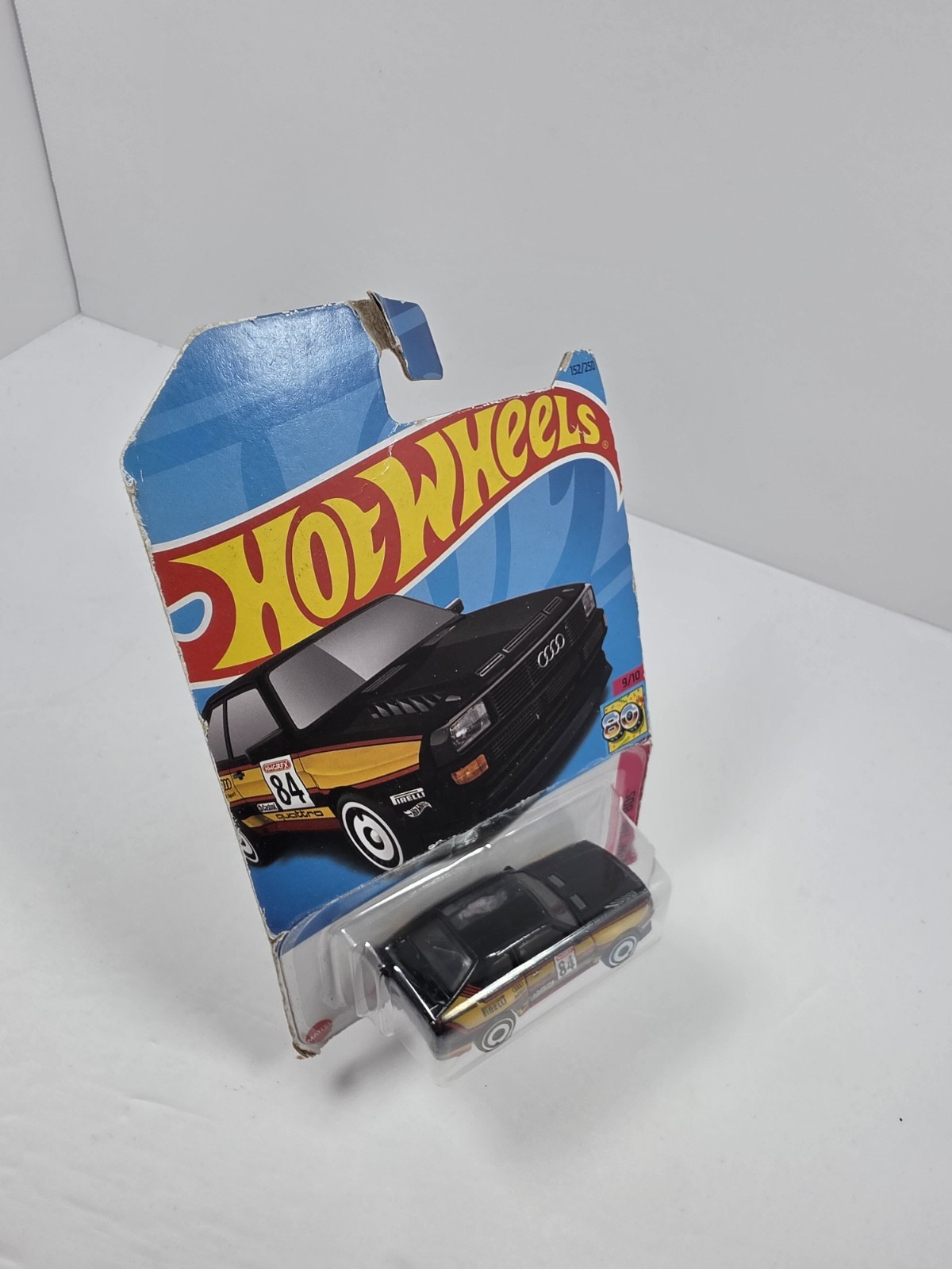 2021 Hot Wheels ’84 Audi Sport Quattro 152/250 HW: The ’80s 9/10 *Damaged Card*