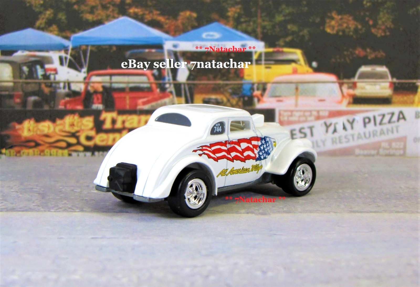 1933 Willys Coupe Gasser Nostalgia Drag Racing Model NHRA I