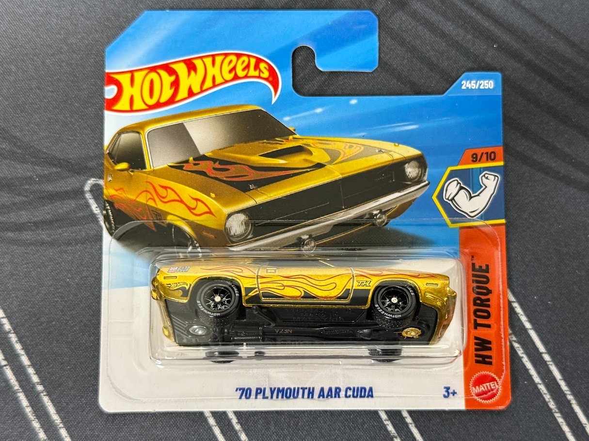 2026 Hot Wheels Super Treasure Hunt ‘70 Plymouth AAR Cuda Short Card W/Protector