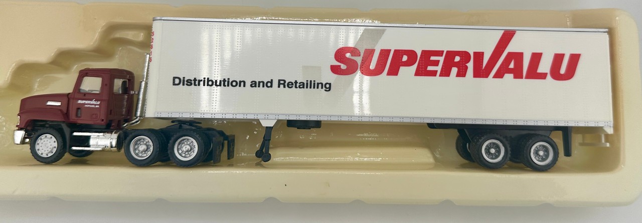 HO 1:87 Promotex Mack CH-613 DC w/45′ Day Van Trailer – SUPERVALU