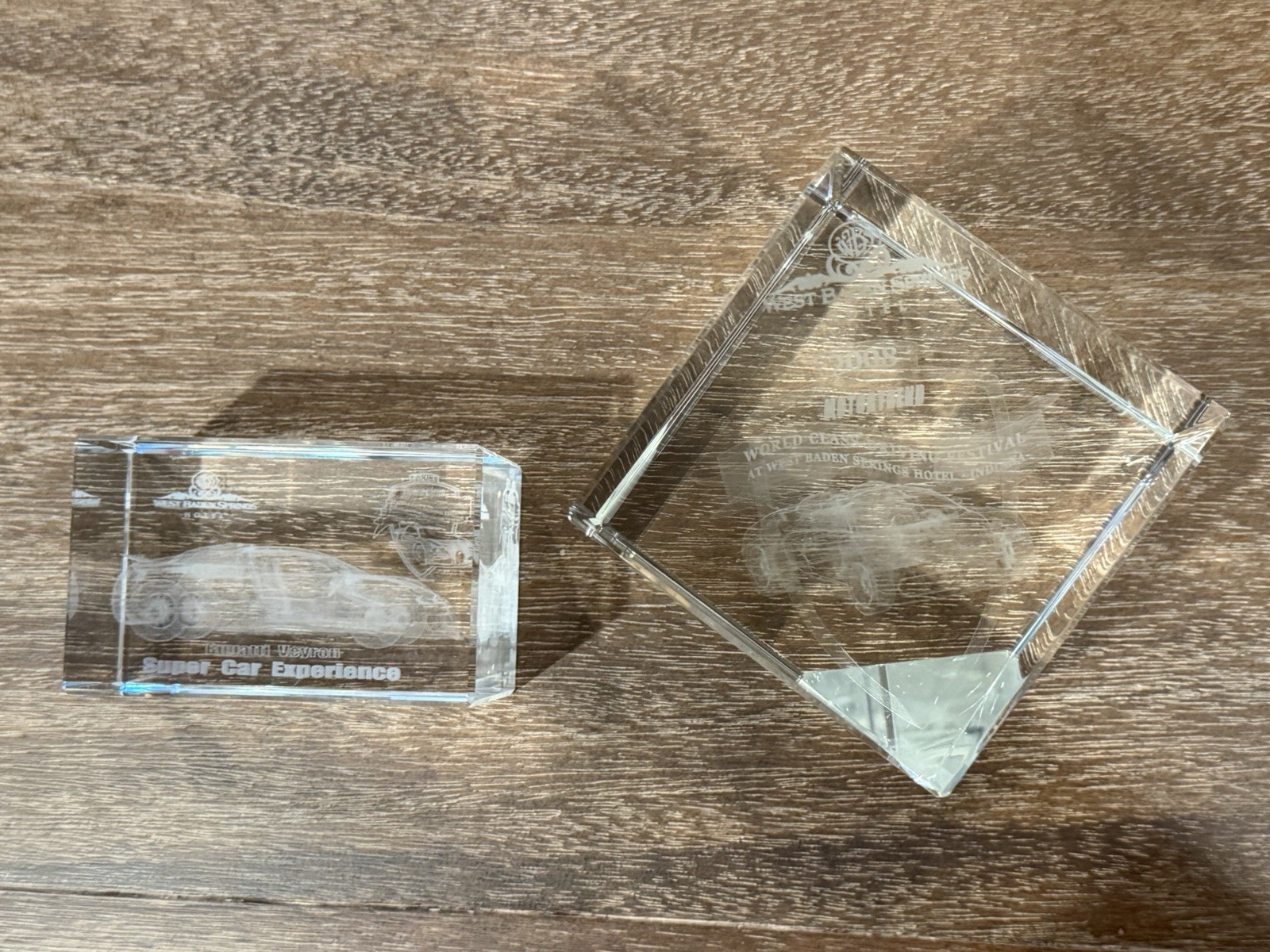 MOTOR TREND WORLD CLASS DRIVING 2008 WEST BADEN BUGATTI VEYRON Paperweights LOT