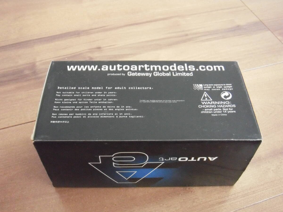 Autoart BMW Mini Cooper Diecast Blue