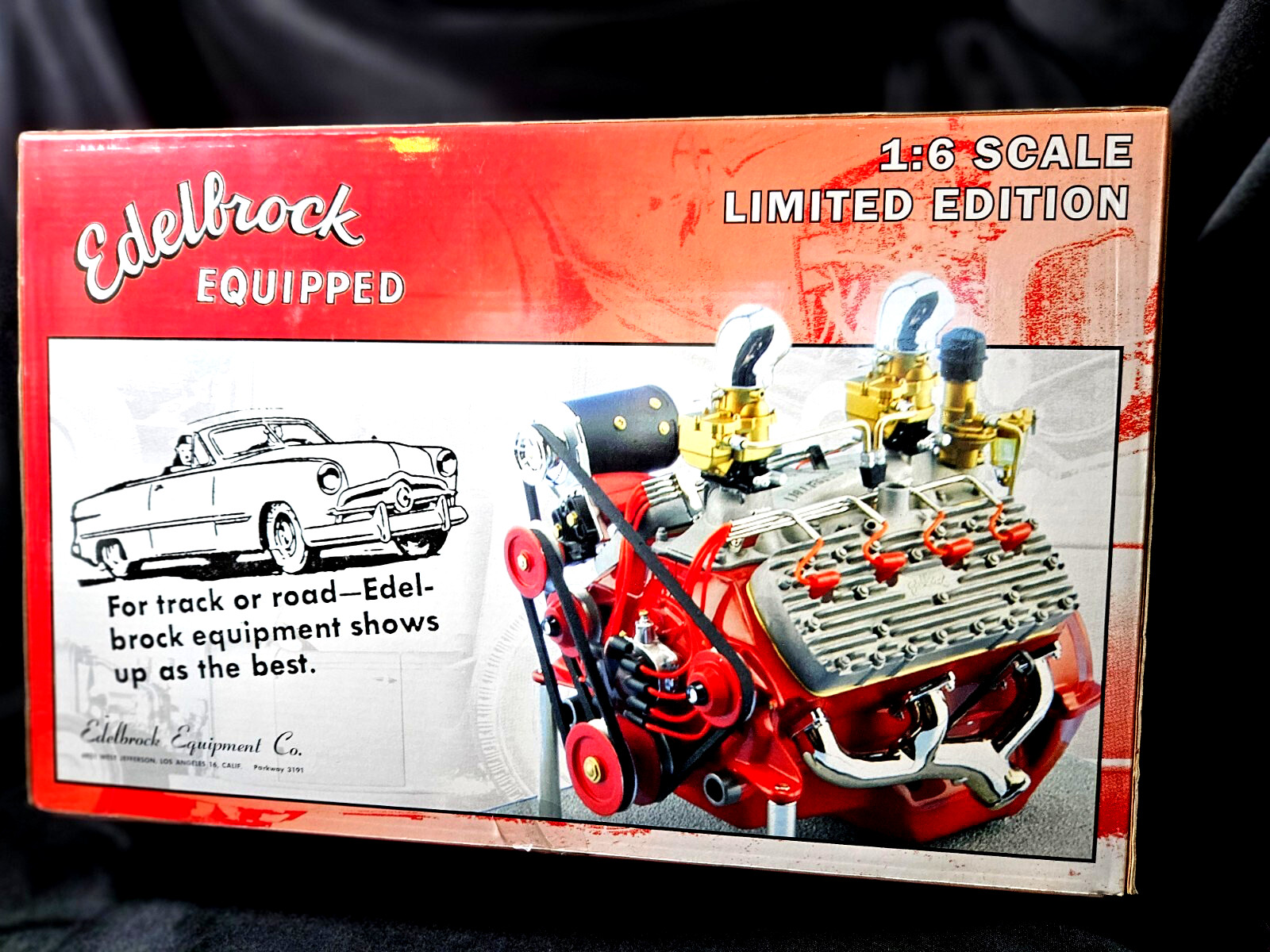 RARE GMP Edelbrock Ford Flathead Engine 1:6 Scale Inv. #3644