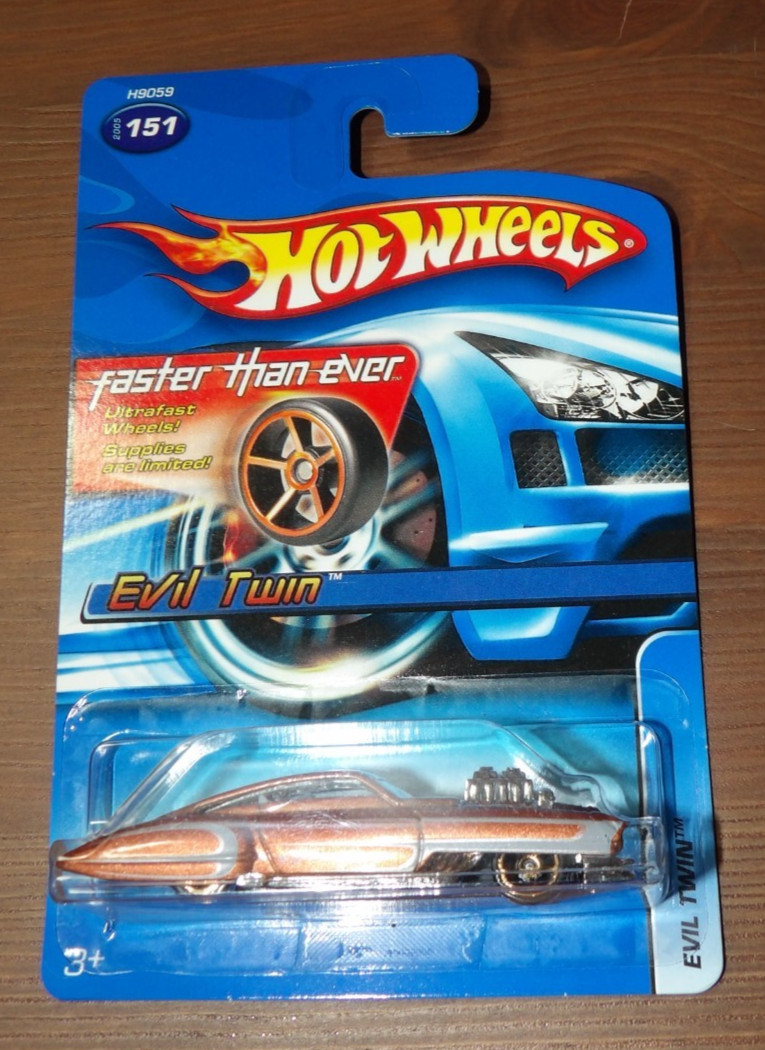 2005 Hot Wheels Faster Than Ever Mainline- Evil Twin – Copper w/FTEs