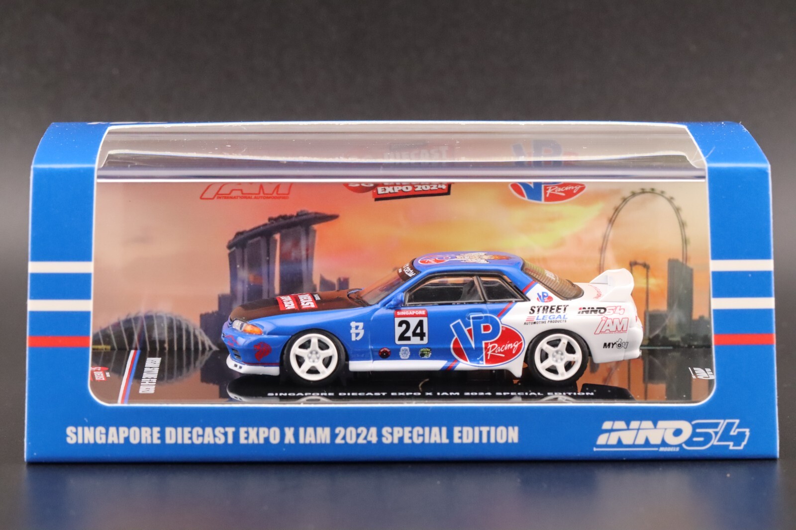 Inno64 Nissan GT-R R32 Singapore Diecast Expo X IAM 2024 Special Edition 1/64