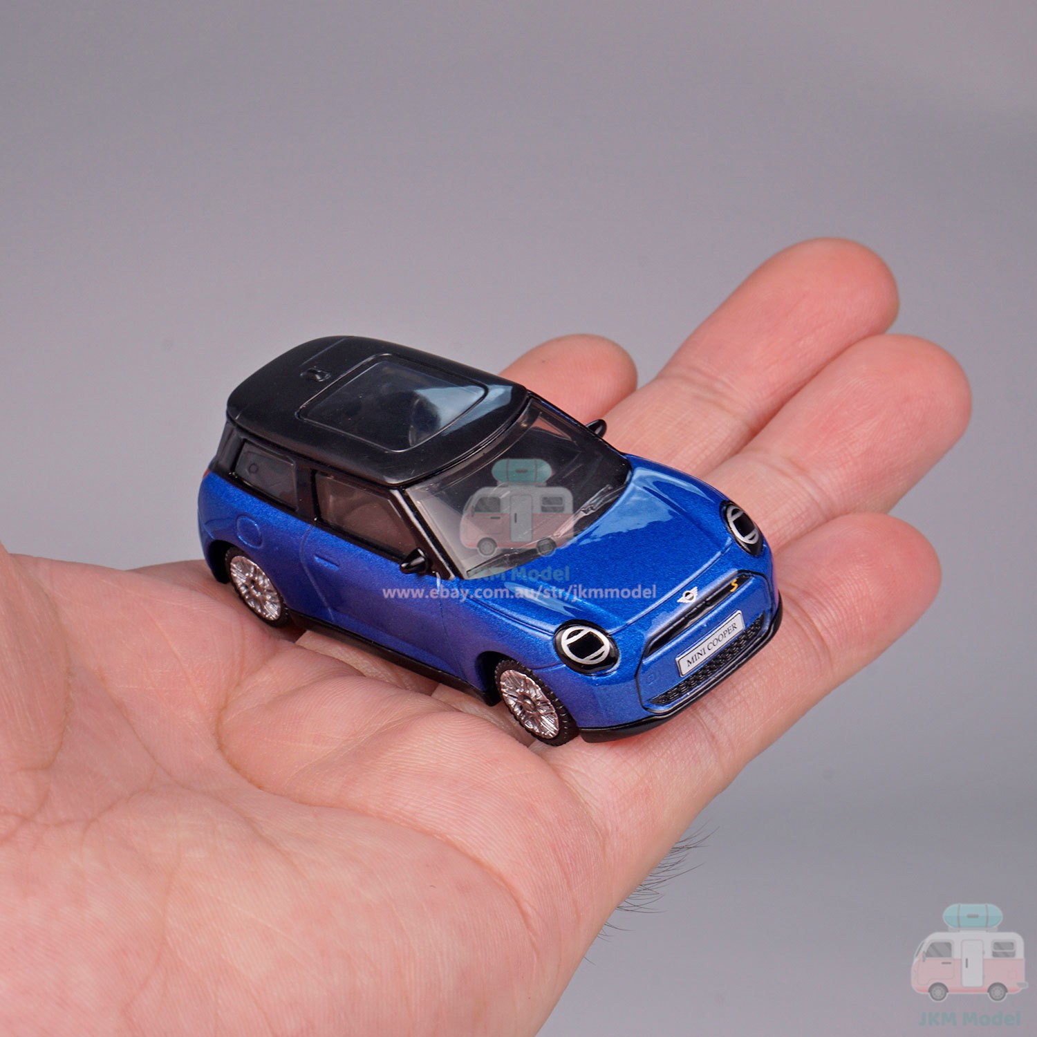 1:64 Mini Cooper S Model Car Alloy Diecast Toy Vehicle Collection Kid Gift Blue