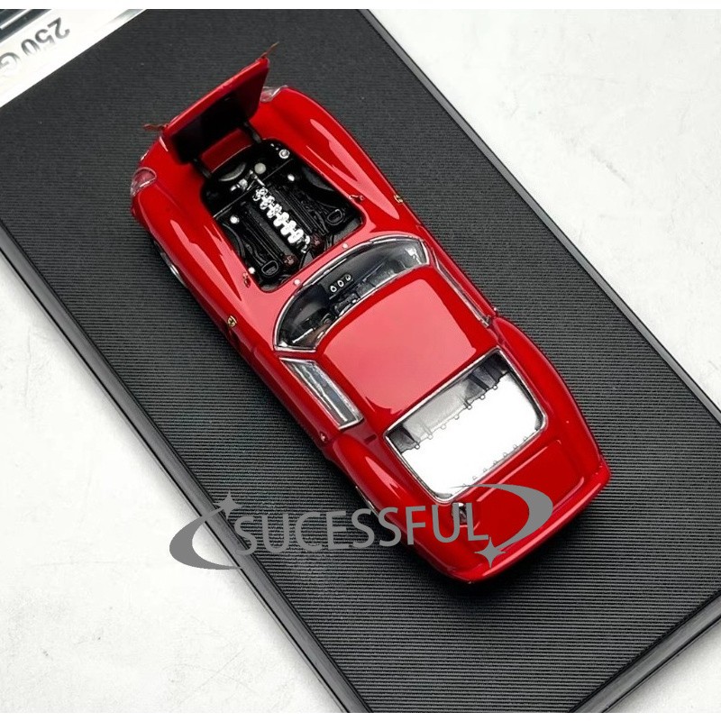 GB CL 1:64 Red 250 GTO Classic Racing Diecast Car Model Collectible
