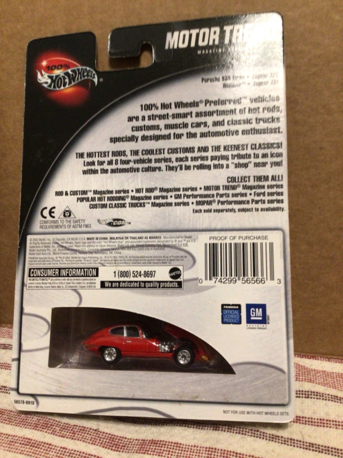 Hot Wheels 100% Motor Trend Series – Porsche 930 Turbo plus the other three cars