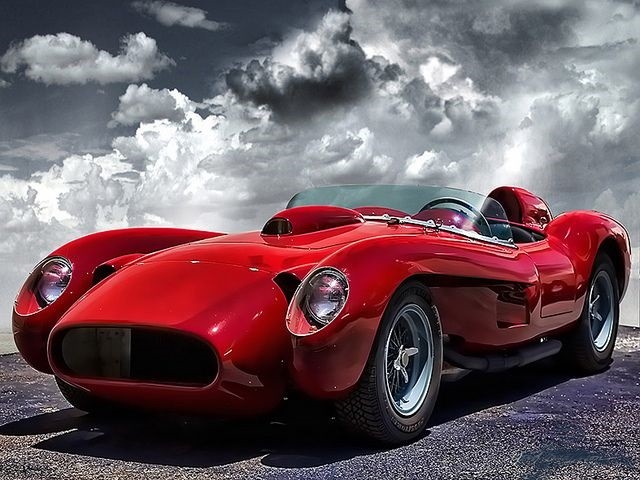 Ferrari Race Car Custom Built Model1 24Hot Rod12Metal Diecast Model18