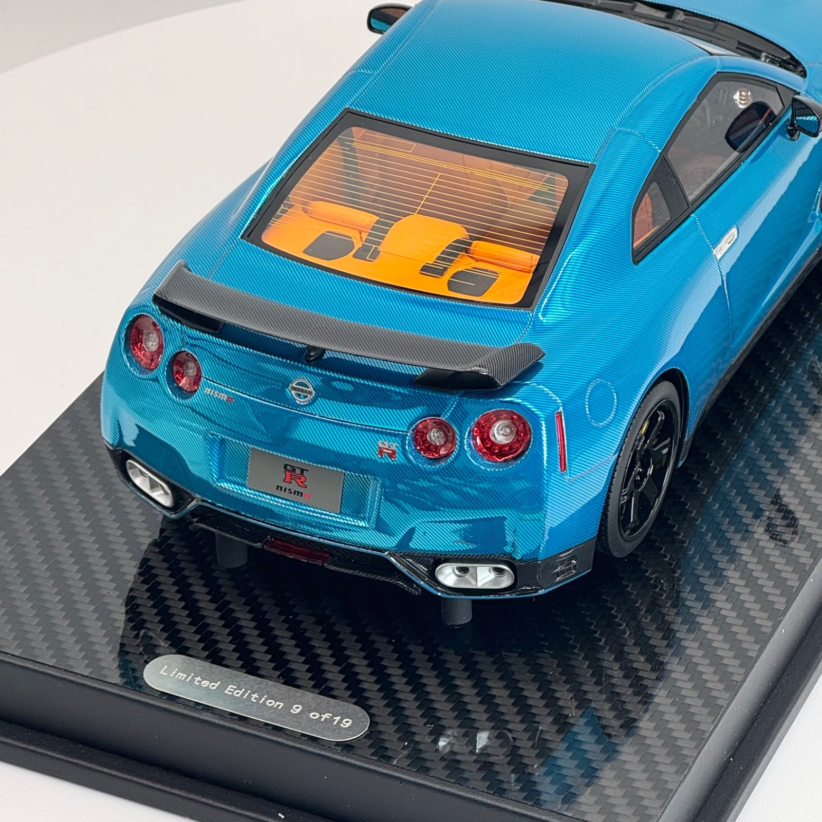 1/18 Nissan GT-R R35 Limited 9/19 [Full Carbon Blue] [YY Model ] No ivy autoart