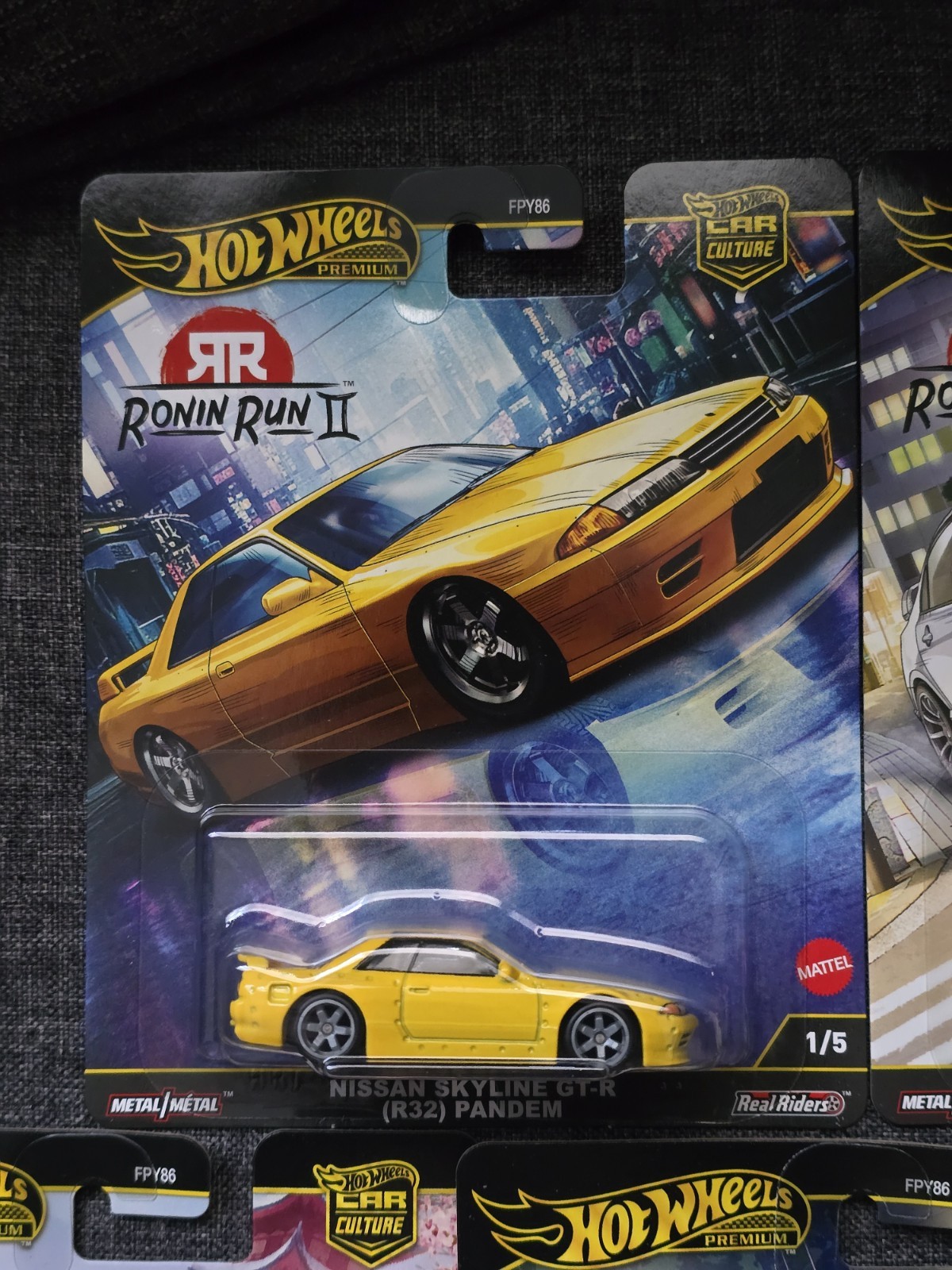 2025 Hot Wheels Premium Ronin Run 2 M Case “5 Car” Set FPY86 Car Culture