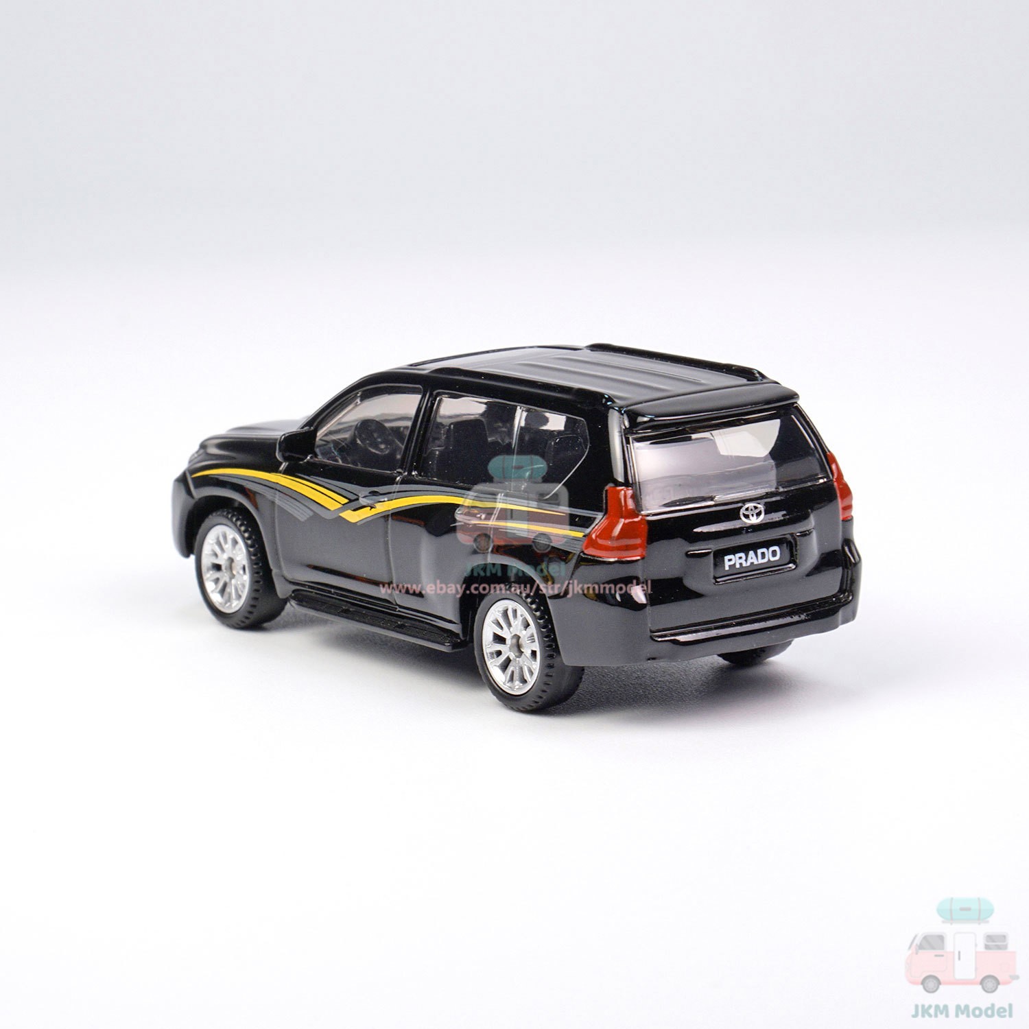 1:64 Toyota Land Cruiser Prado Model Car Diecast Vehicle Collection Gift Black