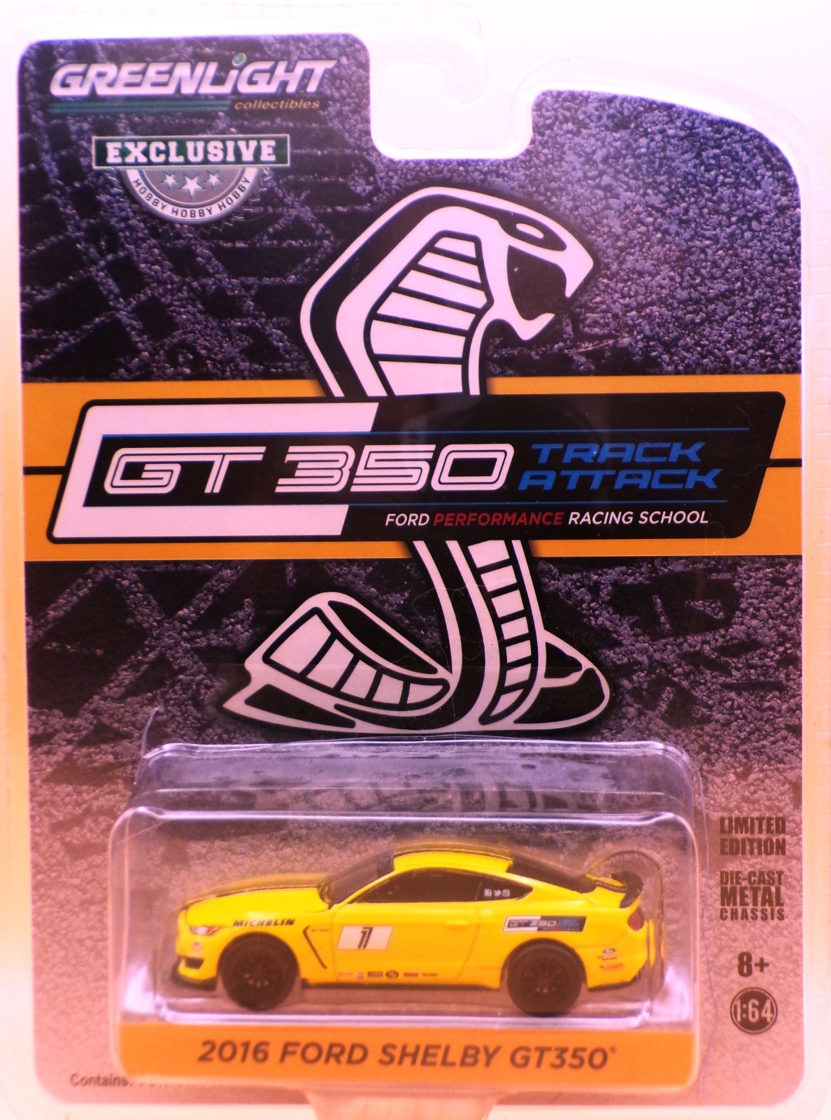 2016 Ford Shelby GT350…GT350 TRACK ATTACK..Greenlight 1:64