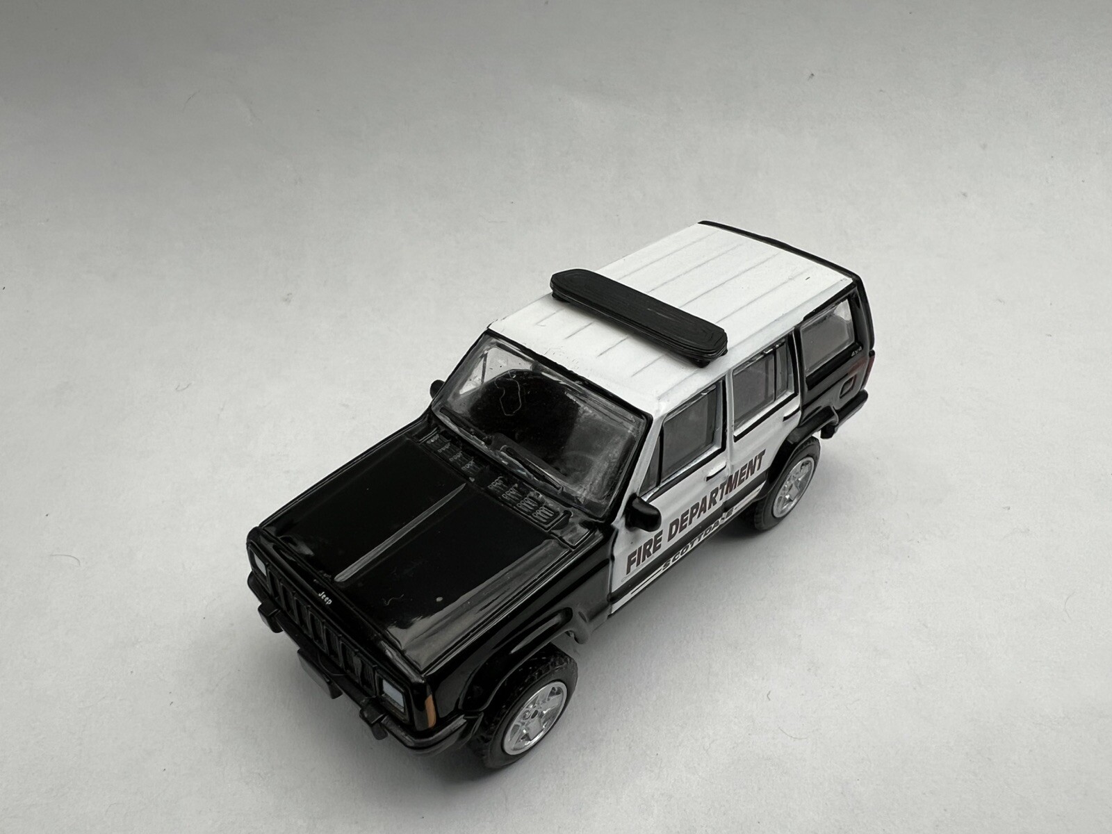 2 Pack 1/64 NForce Black Top Lightbar For Greenlight Police Fire Ambulance